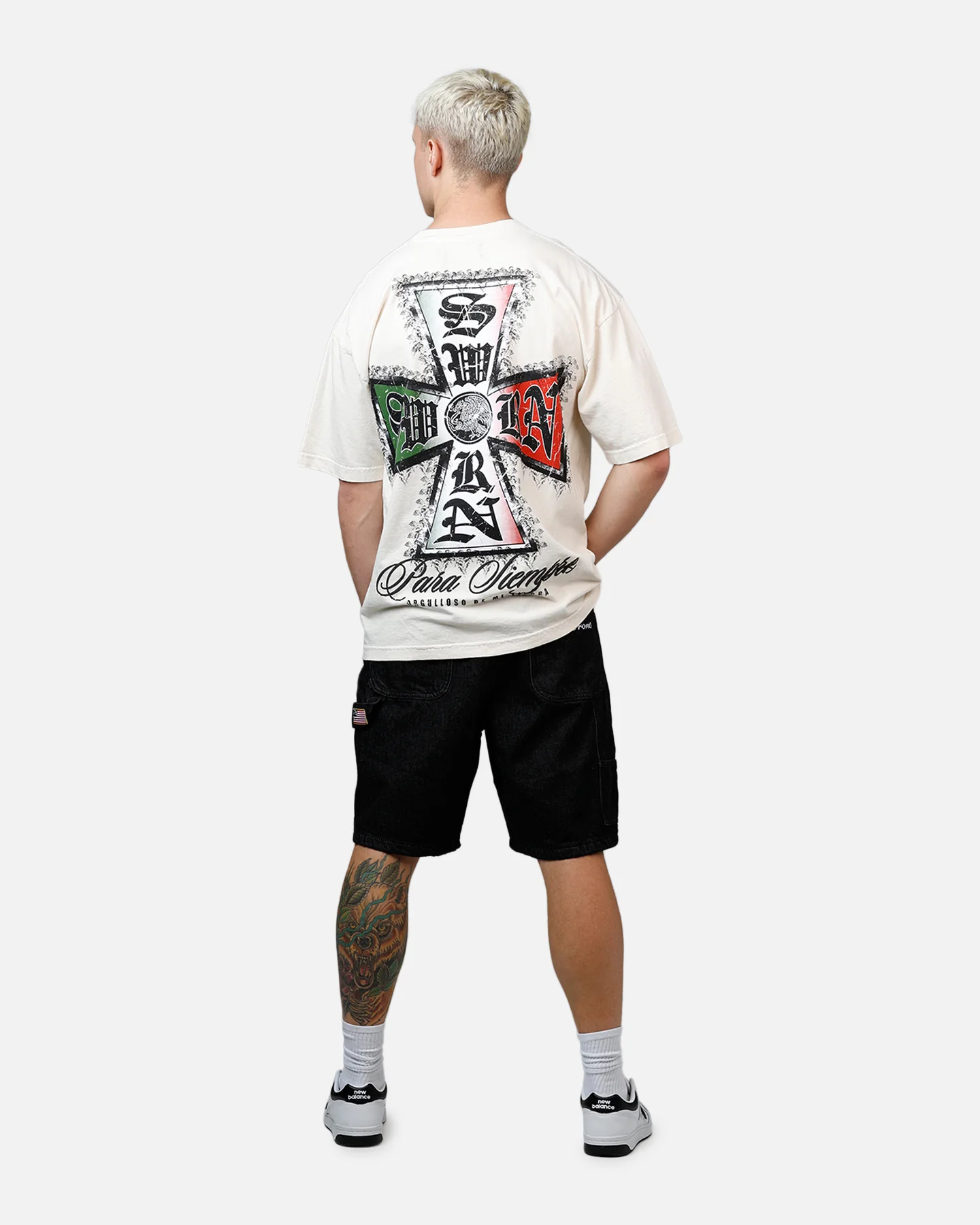 Sworn To Us Mi Tierra 'Outlaw Spirit' T-Shirt Natural - Image 6