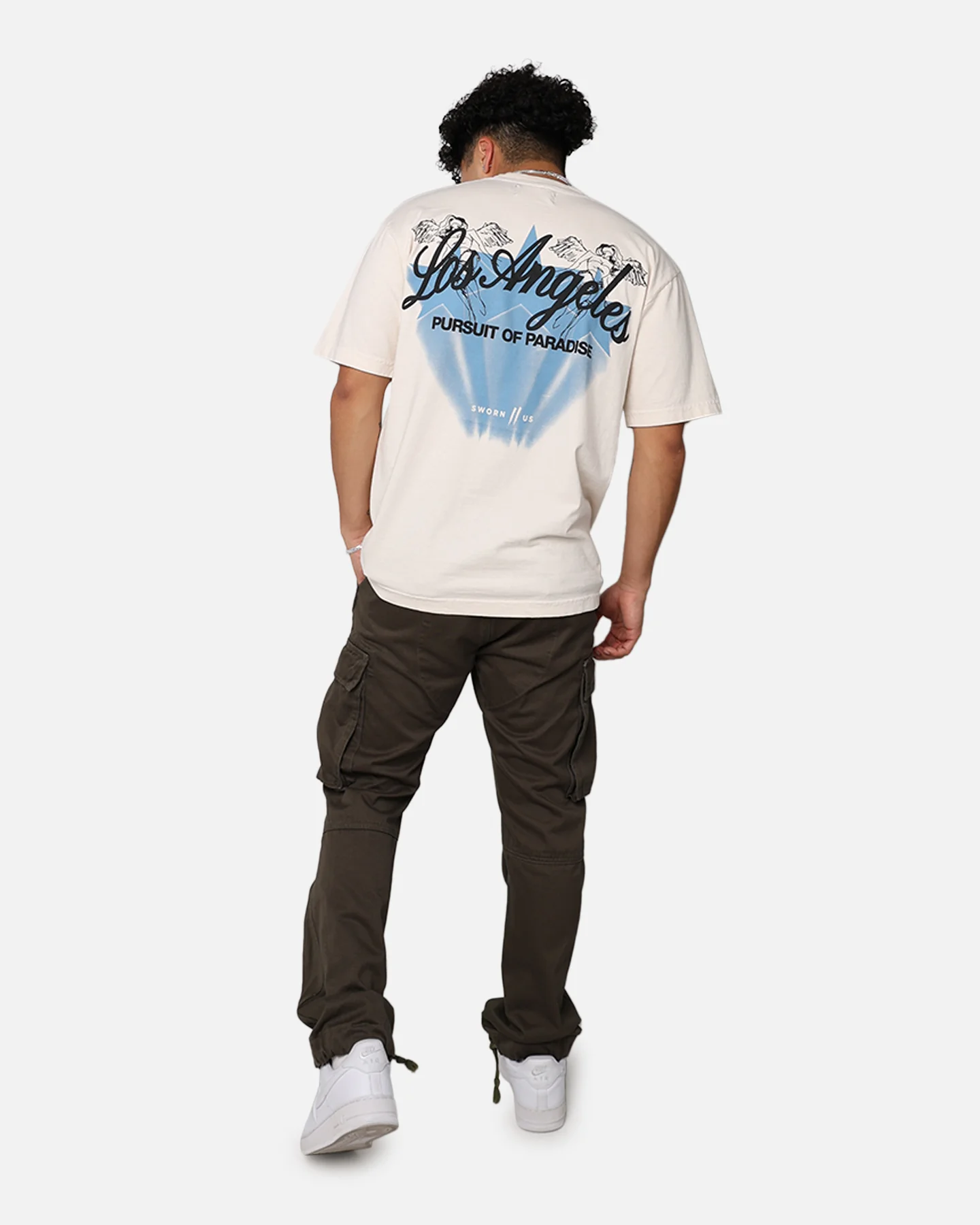 Sworn To Us Premiere T-Shirt Natural - Image 8