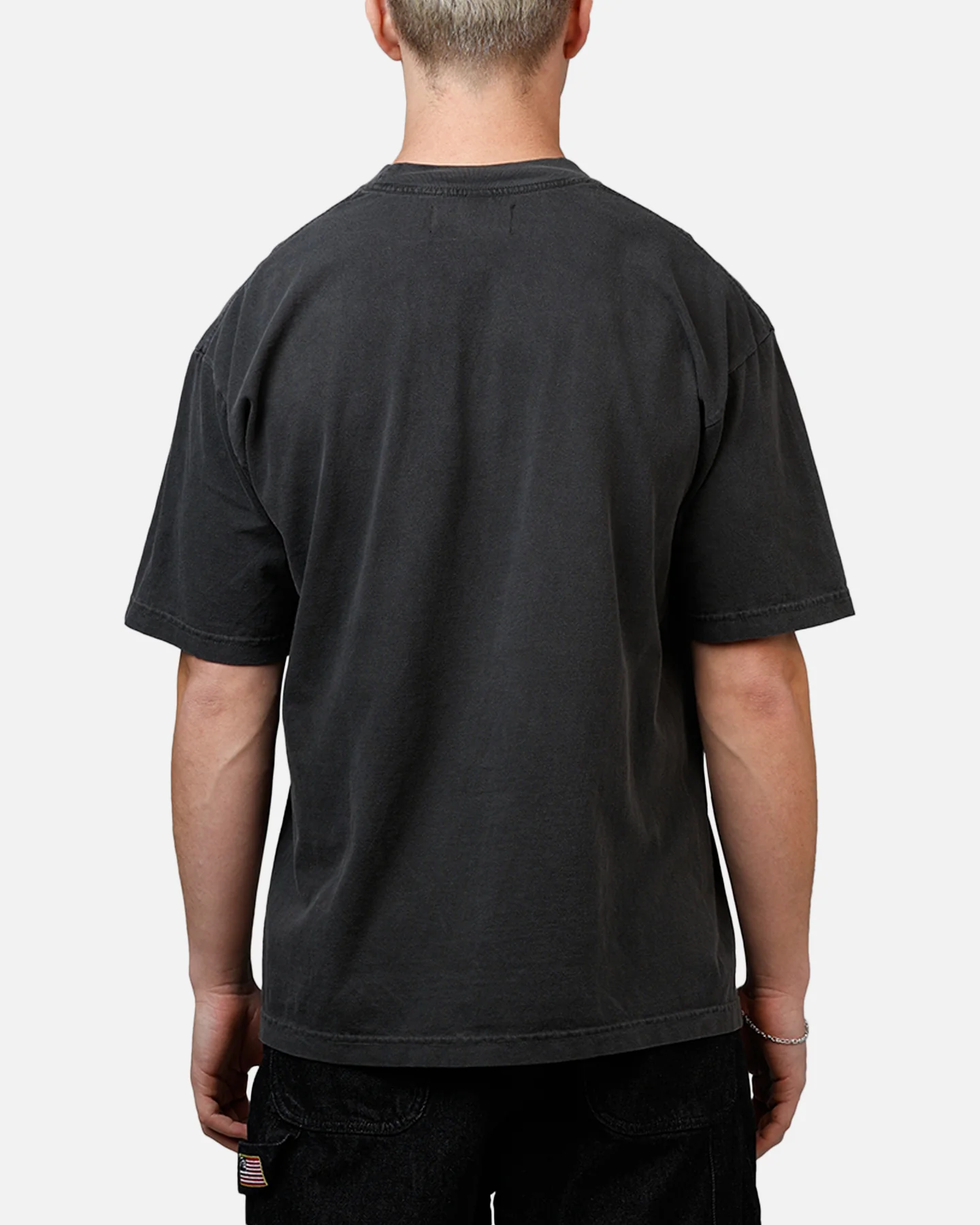 Sworn To Us Ride Strong 'Outlaw Spirit' T-Shirt Washed Black - Image 2