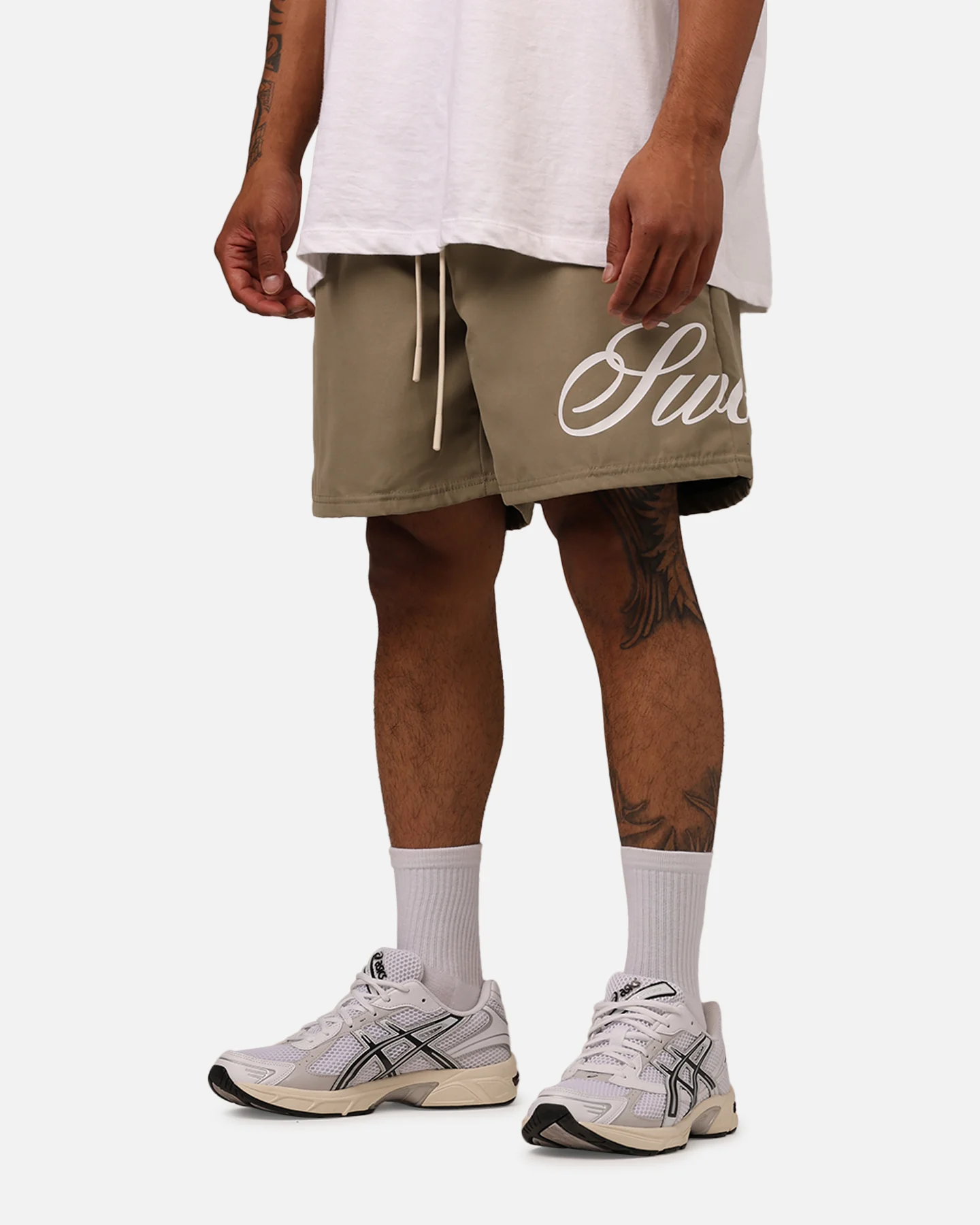 Sworn To Us Spirit Angel Swim Shorts Mushroom - Image 4