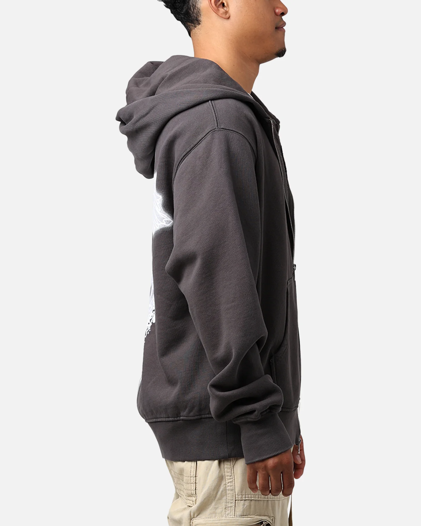 Sworn To Us Standard Issue Spirit Full Zip Jacket Washed Black - Image 4