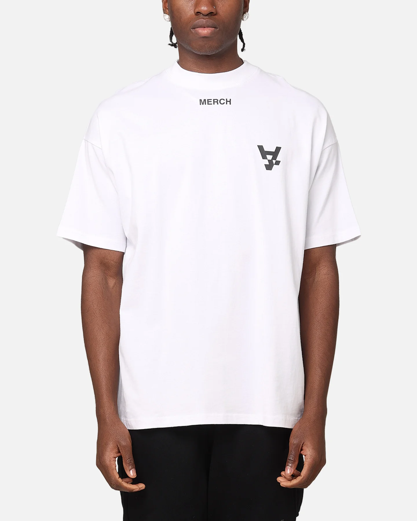 The Anti Order A Logo Merch Boxy T-Shirt White/Black - Image 2