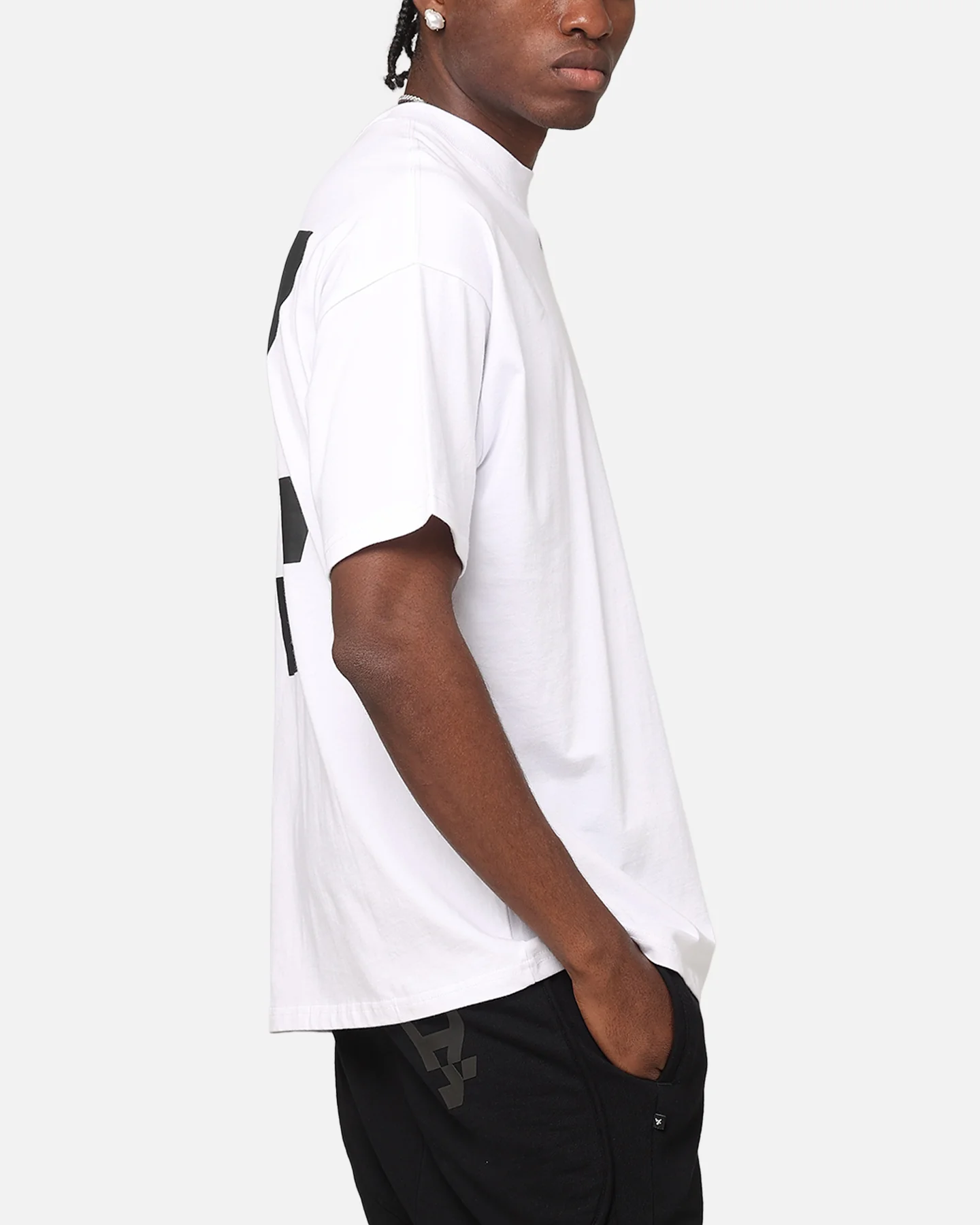 The Anti Order A Logo Merch Boxy T-Shirt White/Black - Image 5