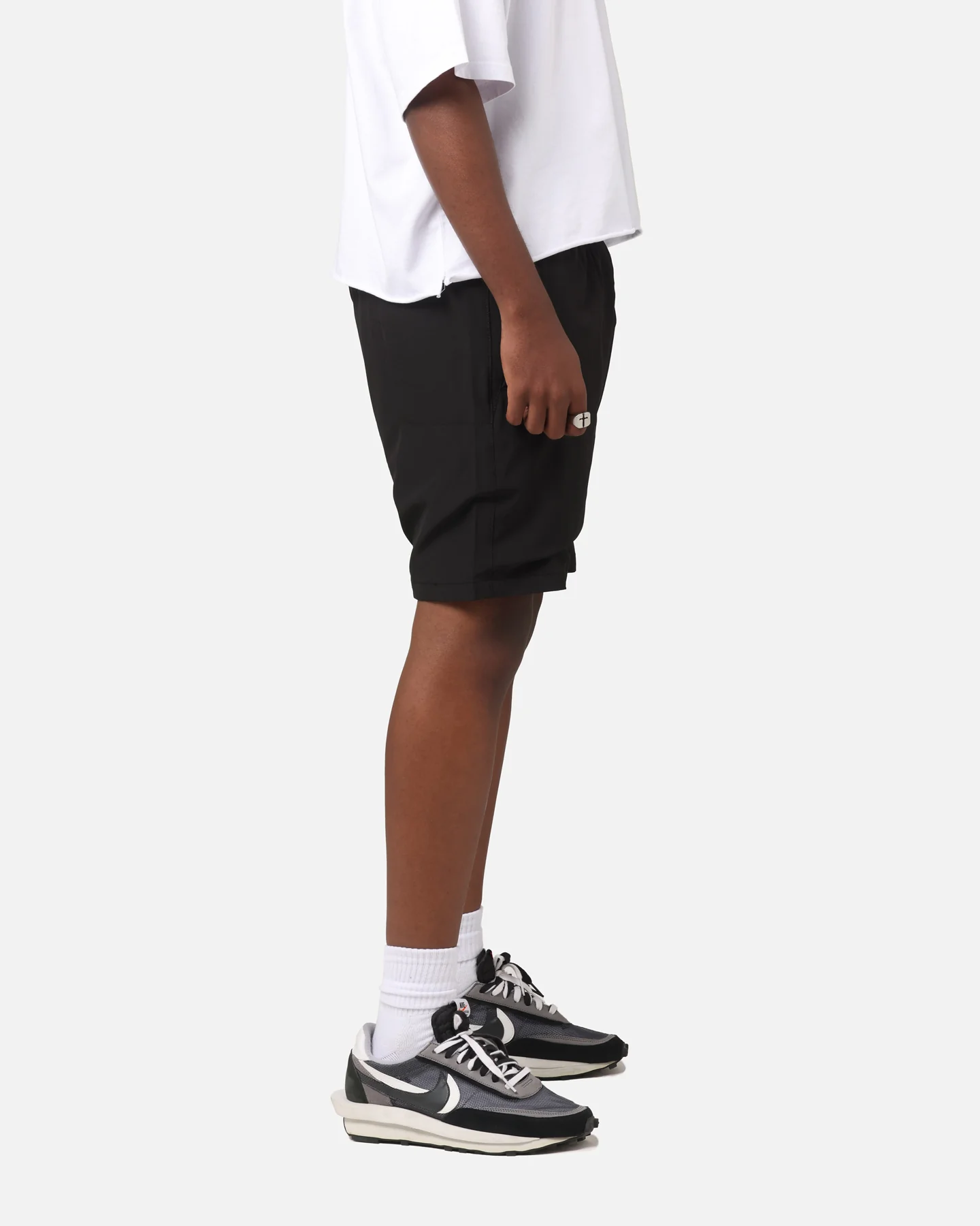 The Anti Order A Logo Shorts Black - Image 5