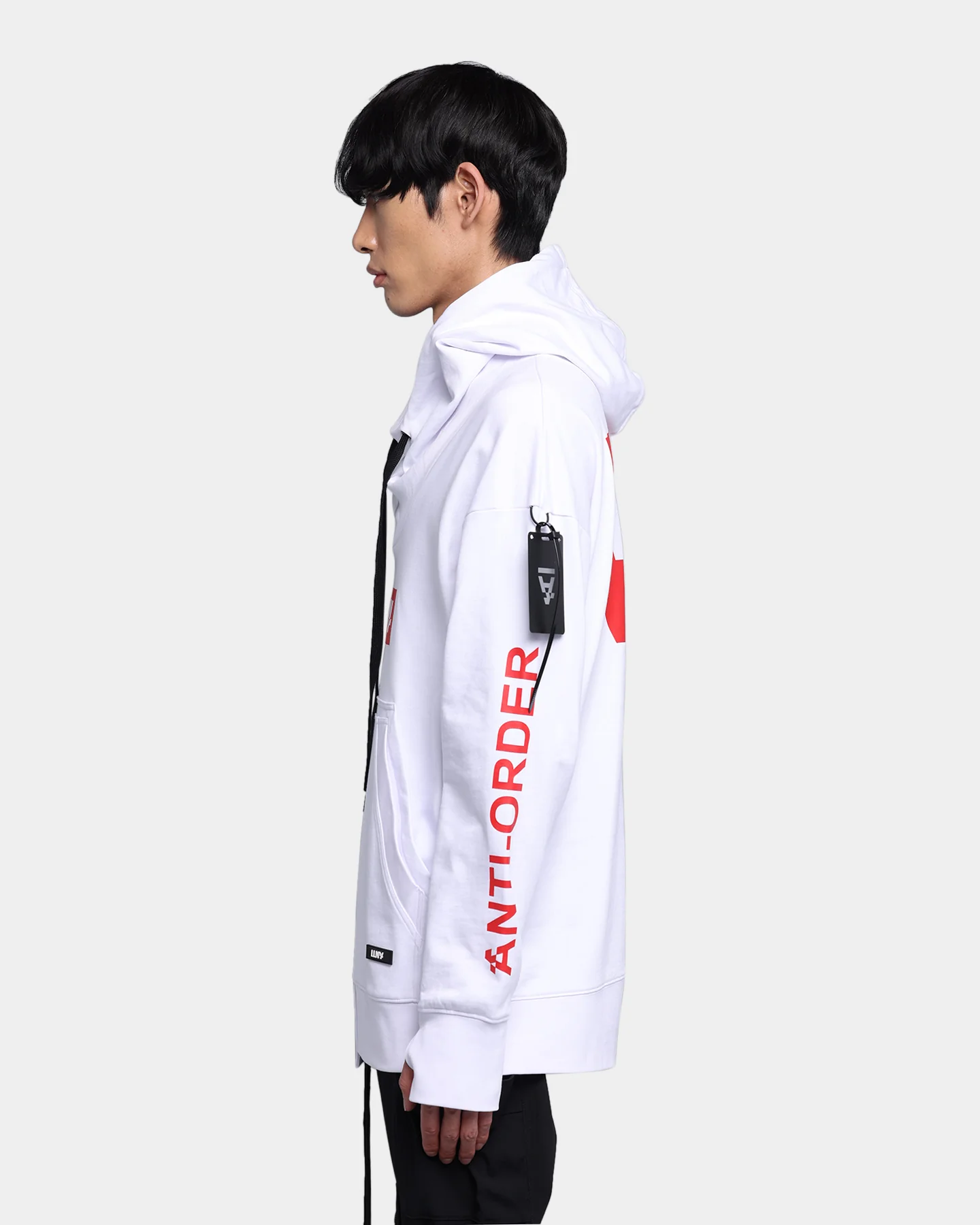 The Anti Order A10 Hyphen Hoodie White/Red - Image 6