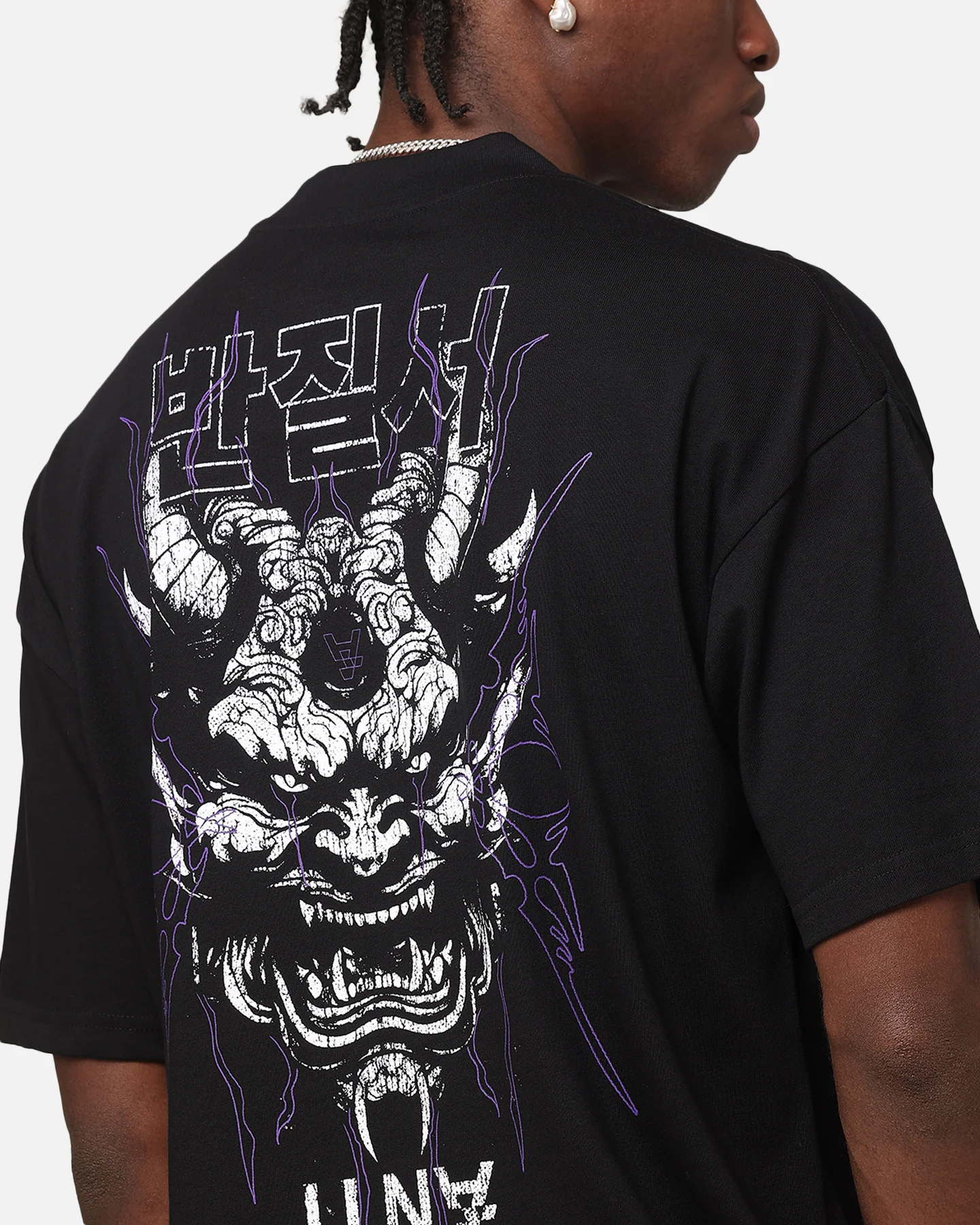 The Anti Order Agma Mock Neck T-Shirt Black - Image 7