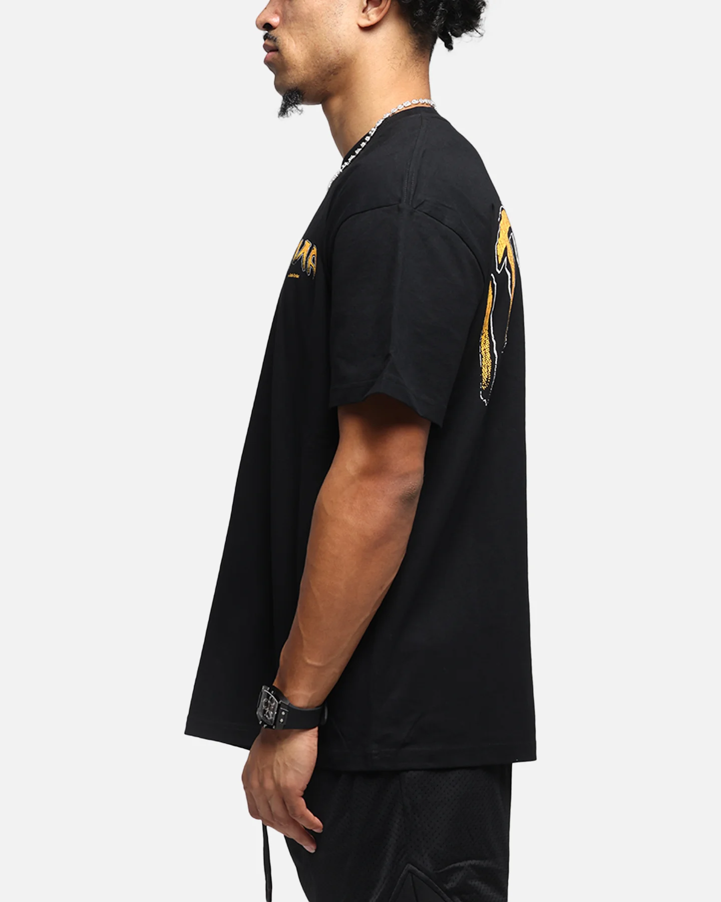 The Anti Order Anti Collegate Boxy T-Shirt Black - Image 6