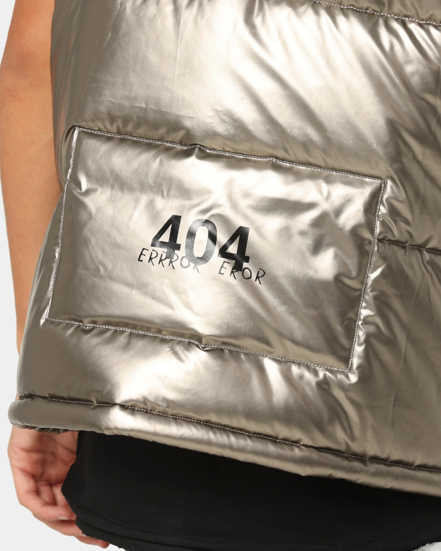 The Anti Order Anti Joy Puffer Vest Pewter - Image 10