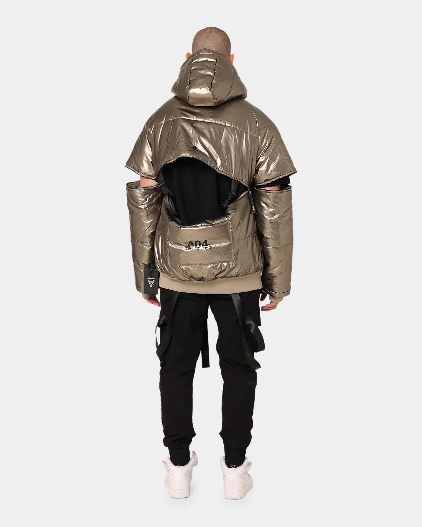 The Anti Order Anti Joy Technical Puffer Jacket Pewter - Image 5