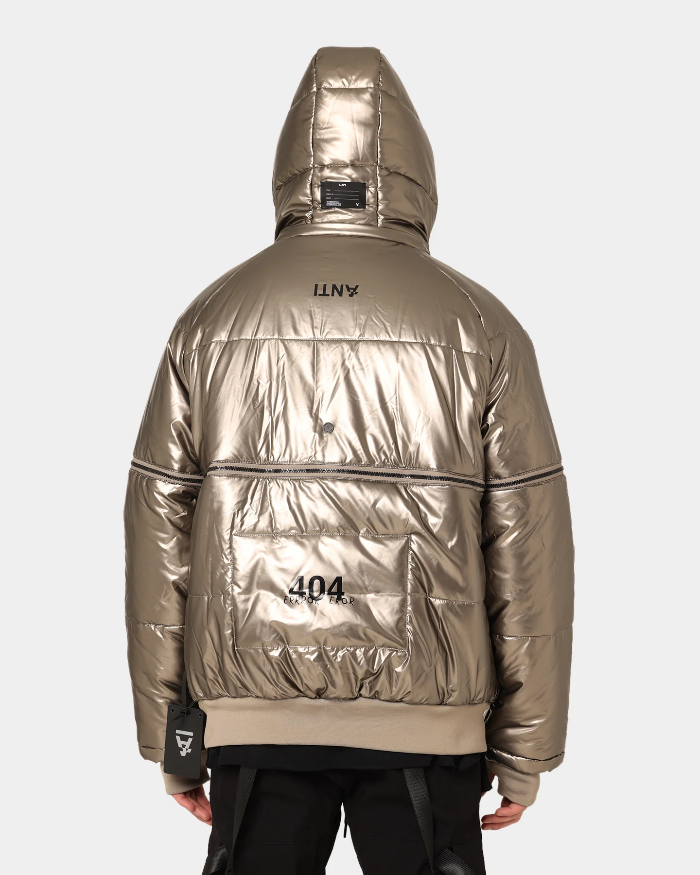 The Anti Order Anti Joy Technical Puffer Jacket Pewter - Image 7