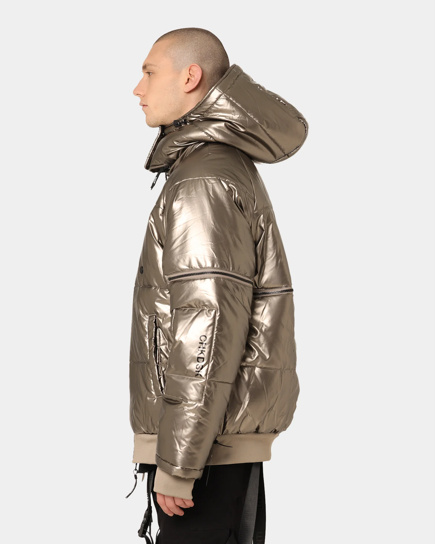 The Anti Order Anti Joy Technical Puffer Jacket Pewter - Image 9