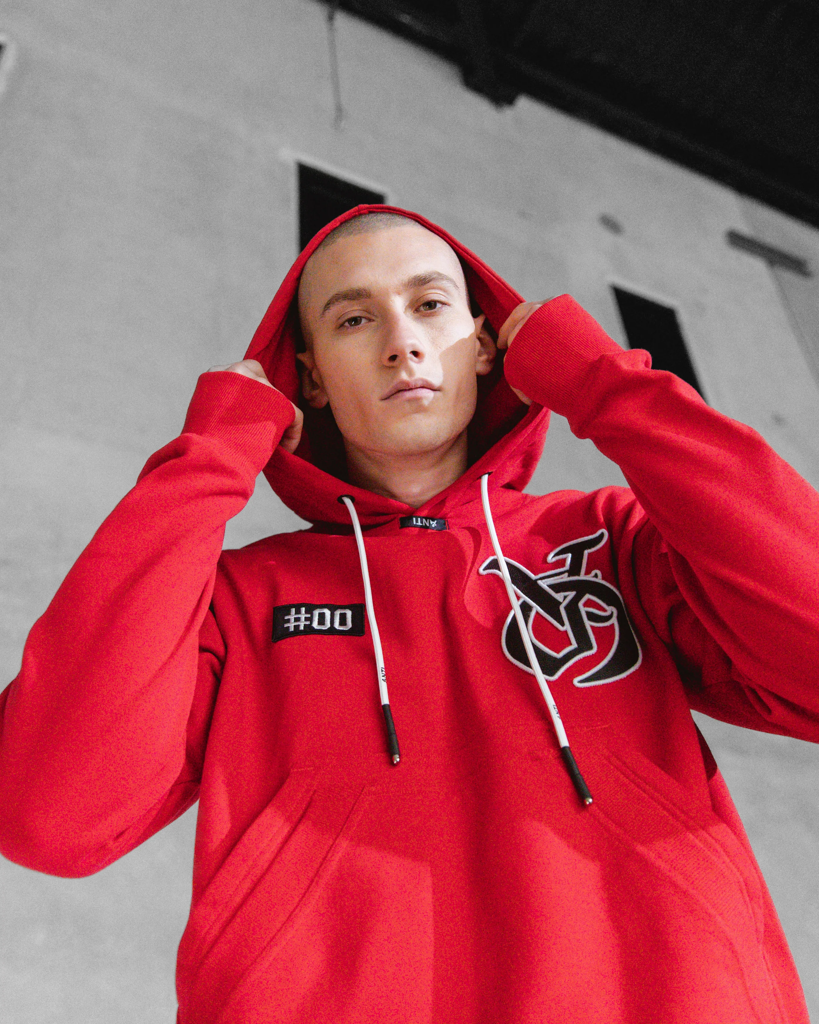 The Anti Order Antidote Hoodie Red/Black - Image 3