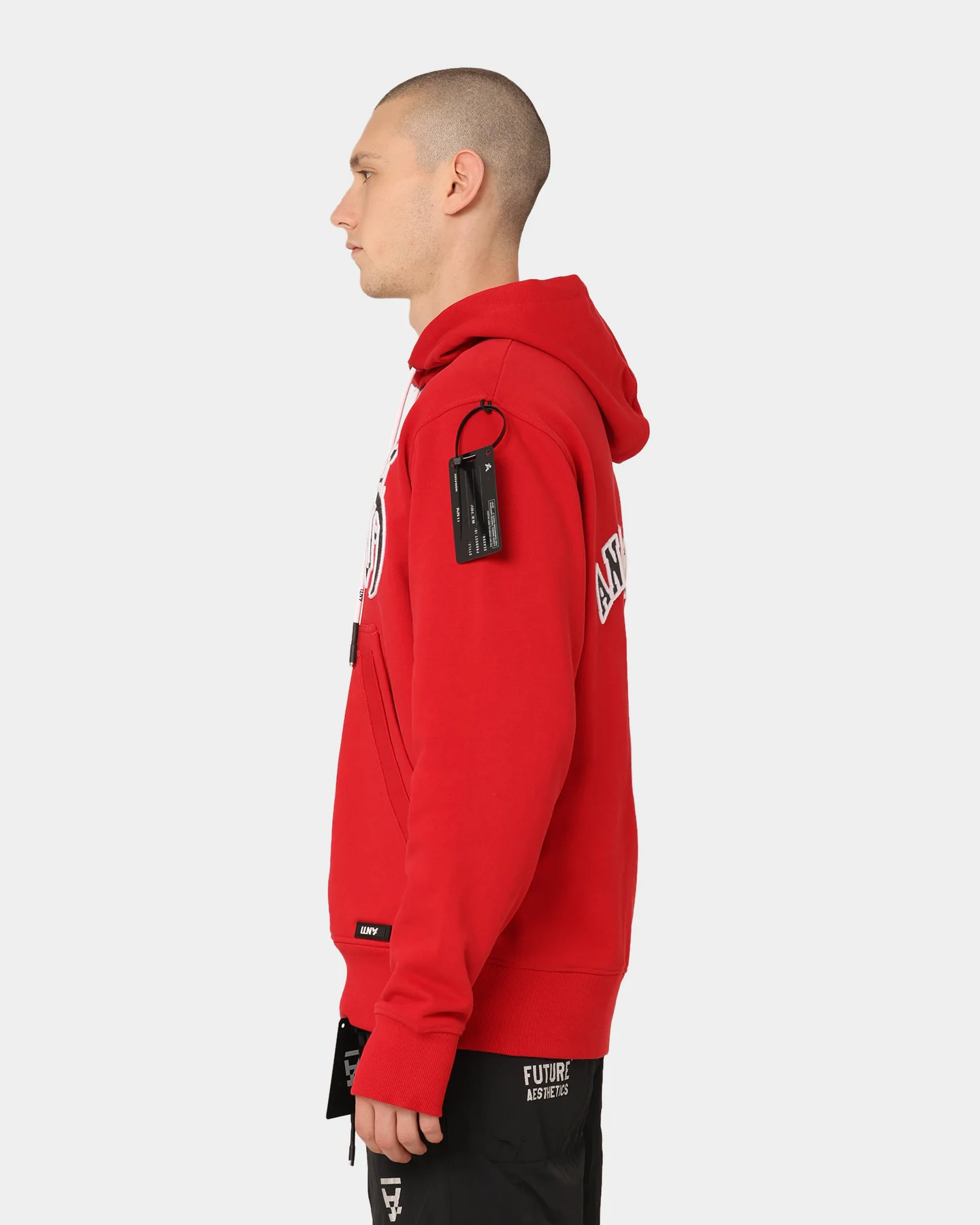 The Anti Order Antidote Hoodie Red/Black - Image 8