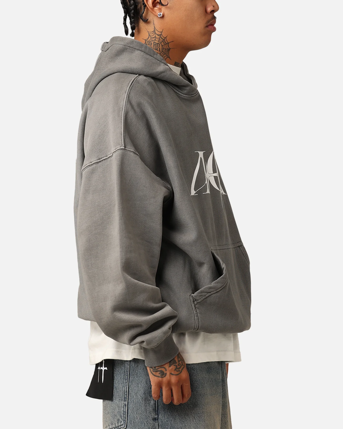 The Anti Order AOA Premium Hoodie Washed Charcoal - Image 5