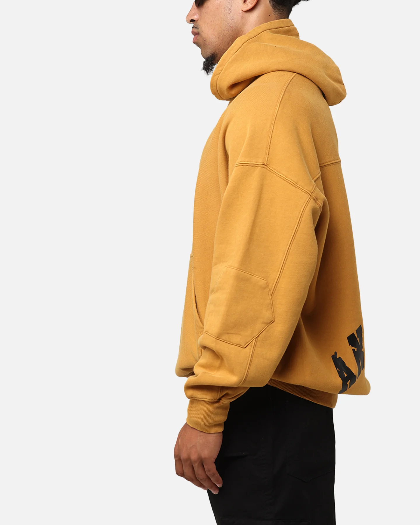 The Anti Order Architype Boxy Hoodie Mustard - Image 6