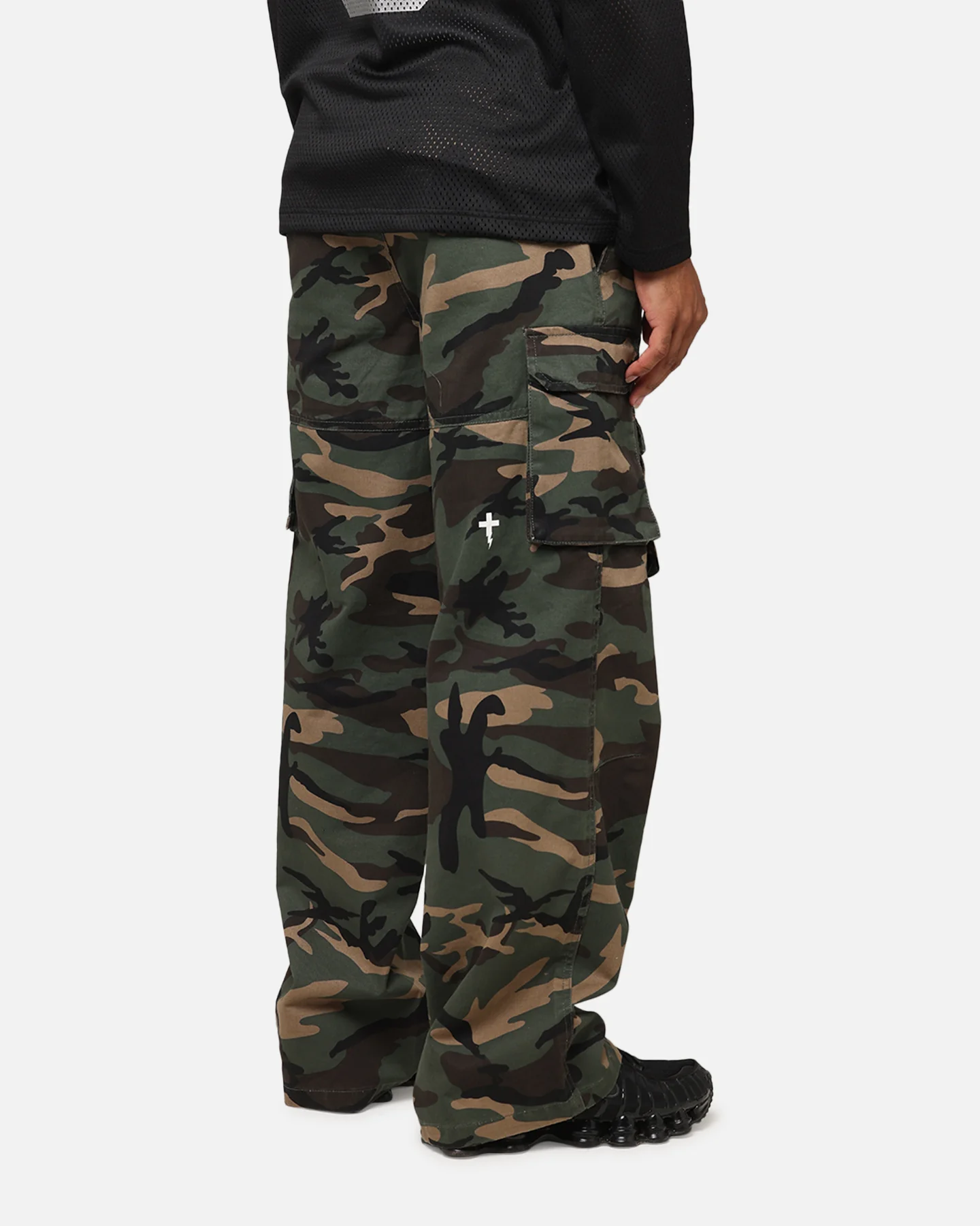 The Anti Order Artillery Baggy Cargo Pants Woodland Camo - Image 5