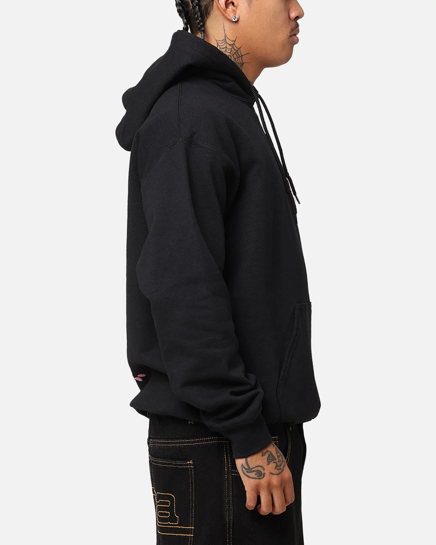 The Anti Order Brail Hoodie Black/Pink - Image 6