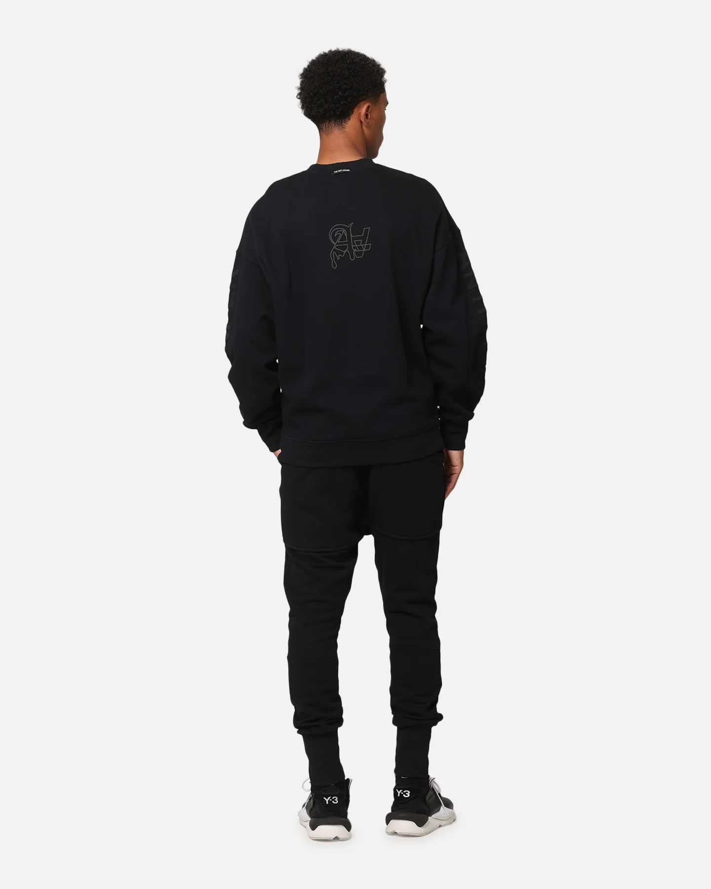 The Anti Order Coed Crewneck Black/Black - Image 3