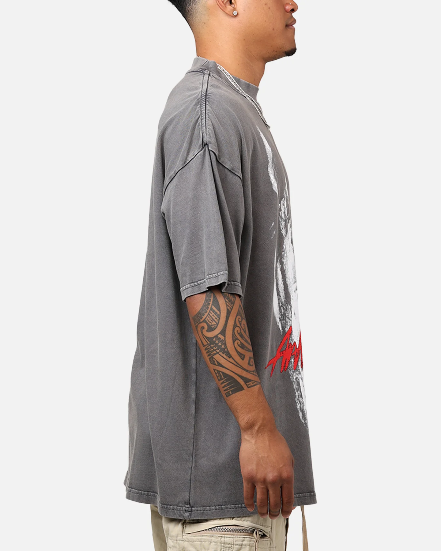 The Anti Order Dog Pound T-Shirt Washed Charcoal - Image 4