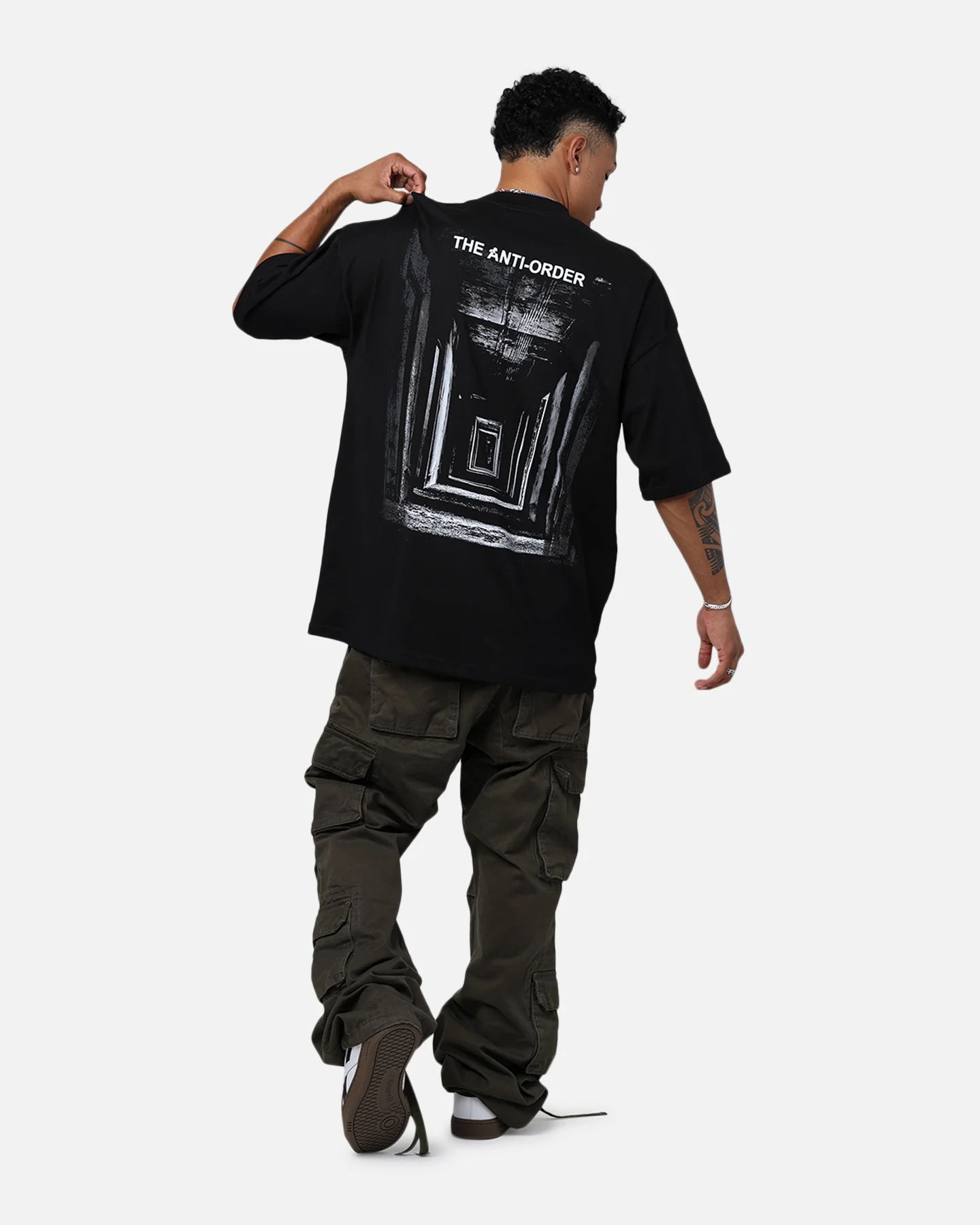 The Anti Order Endless Egress Mock T-Shirt Black - Image 6