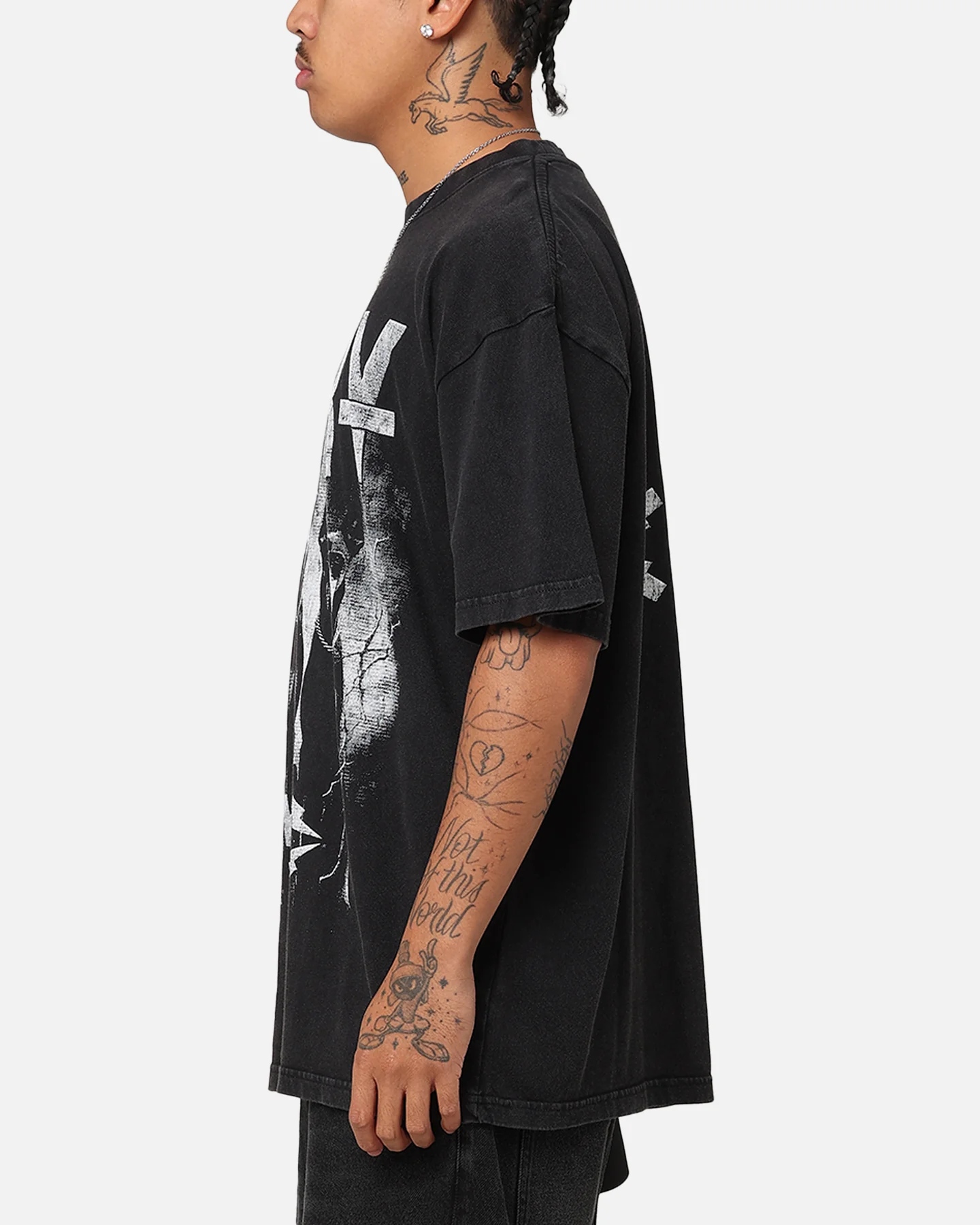 The Anti Order Fury T-Shirt Black Acidwash - Image 5