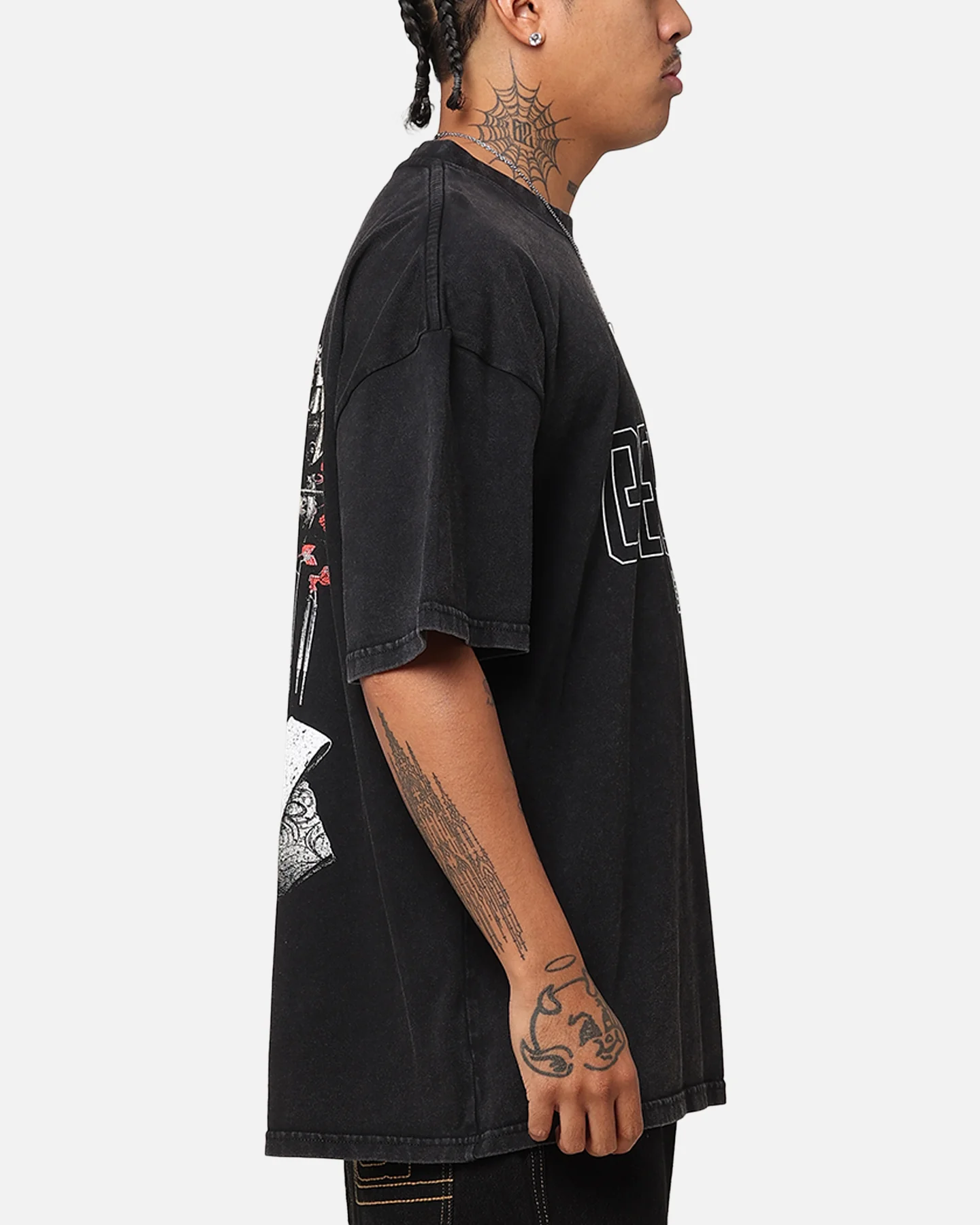 The Anti Order Geisha T-Shirt Black Acidwash - Image 5