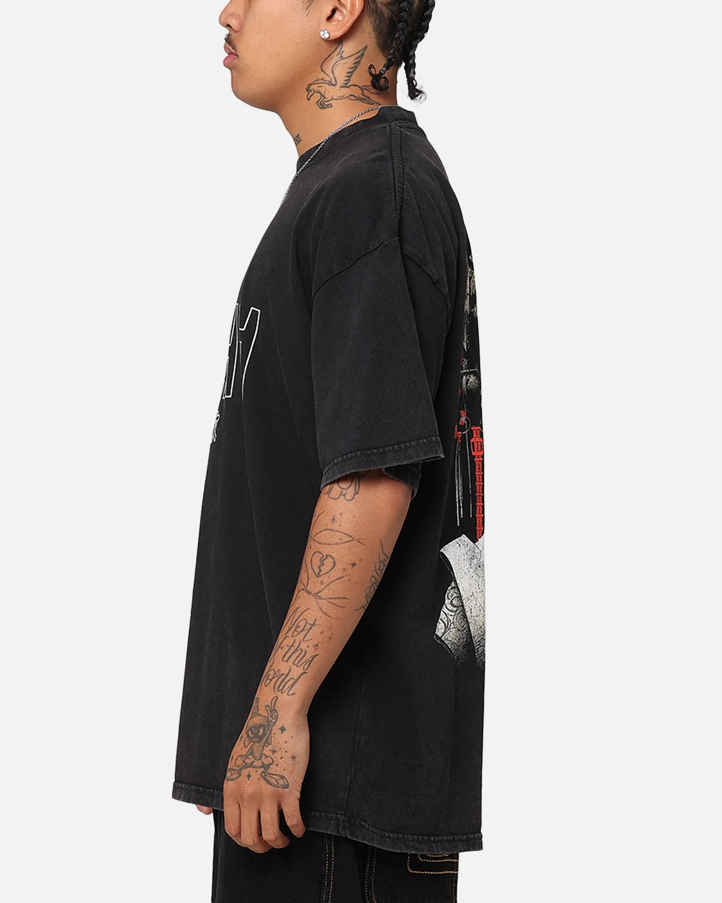 The Anti Order Geisha T-Shirt Black Acidwash - Image 6
