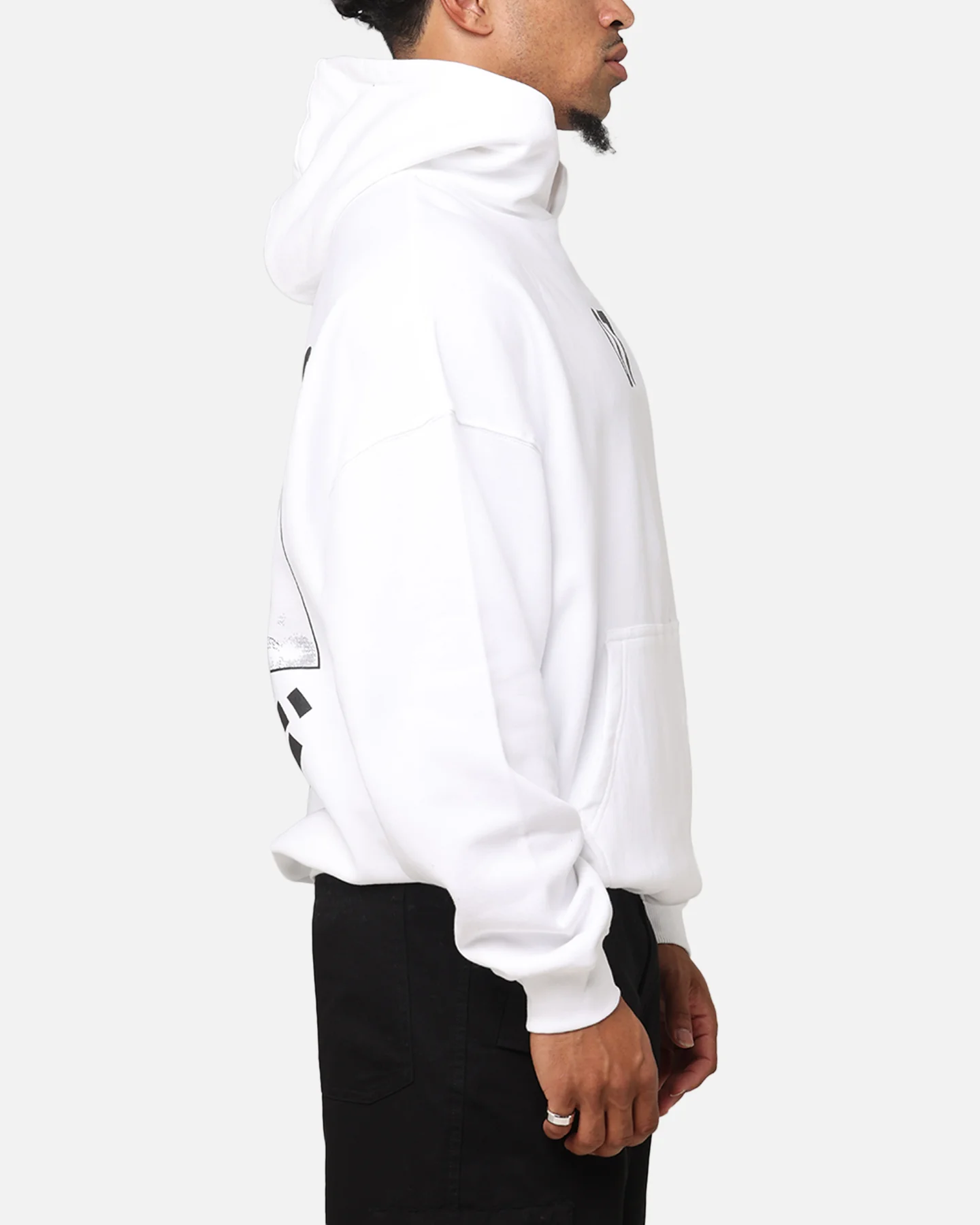 The Anti Order Genuine Fake Boxy Hoodie White/Black - Image 5