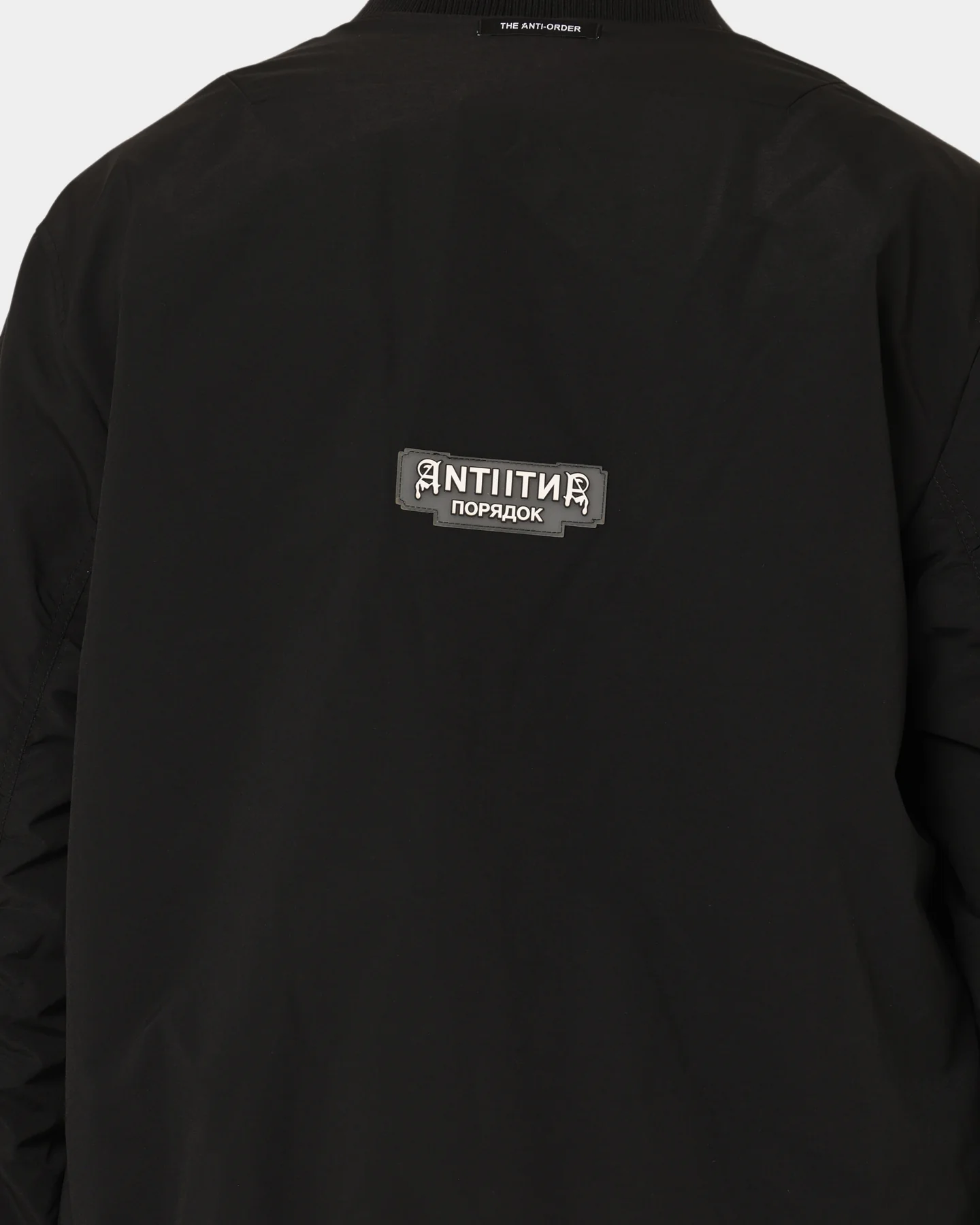 The Anti Order Glasnost Bomber Jacket Black/Bone - Image 7