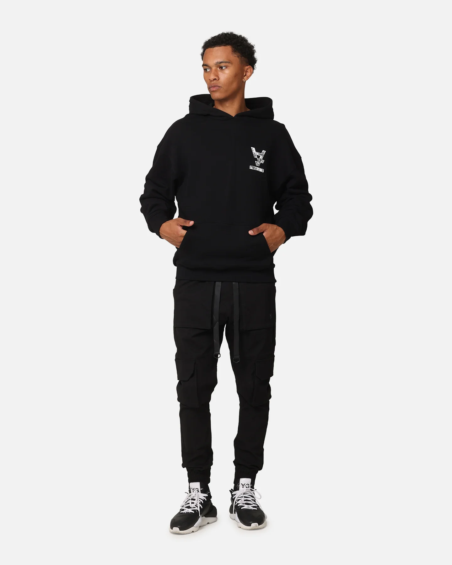 The Anti Order Hyphen Premium Hoodie Black - Image 4