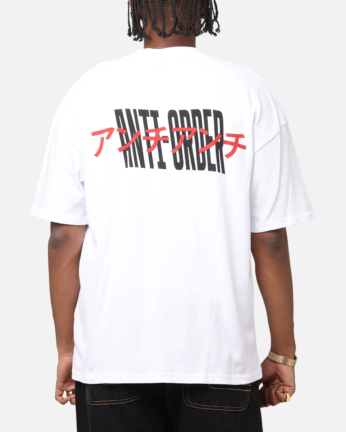 The Anti Order Junya Drop Shoulder T-Shirt White