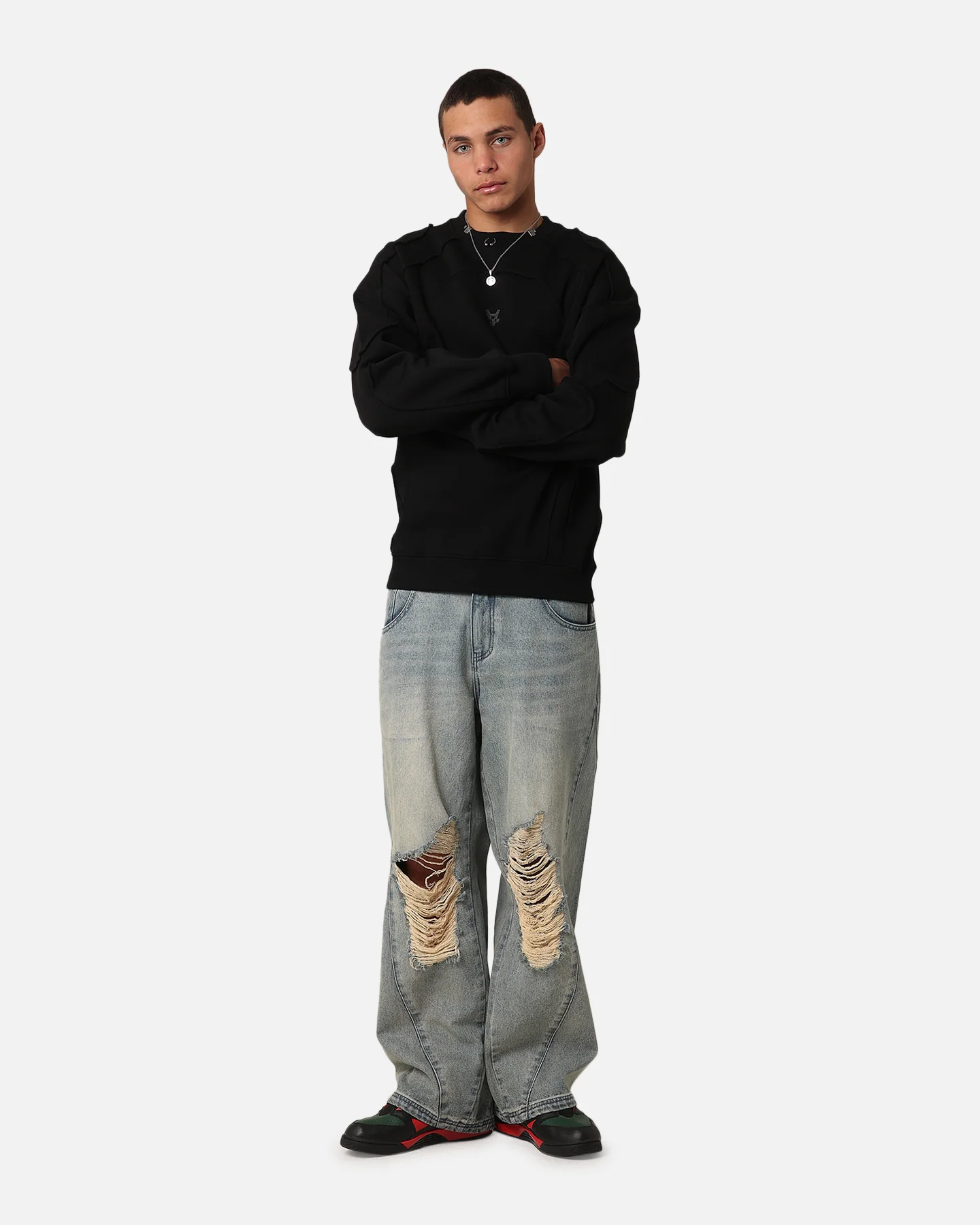 The Anti Order Metal Crewneck Black - Image 2