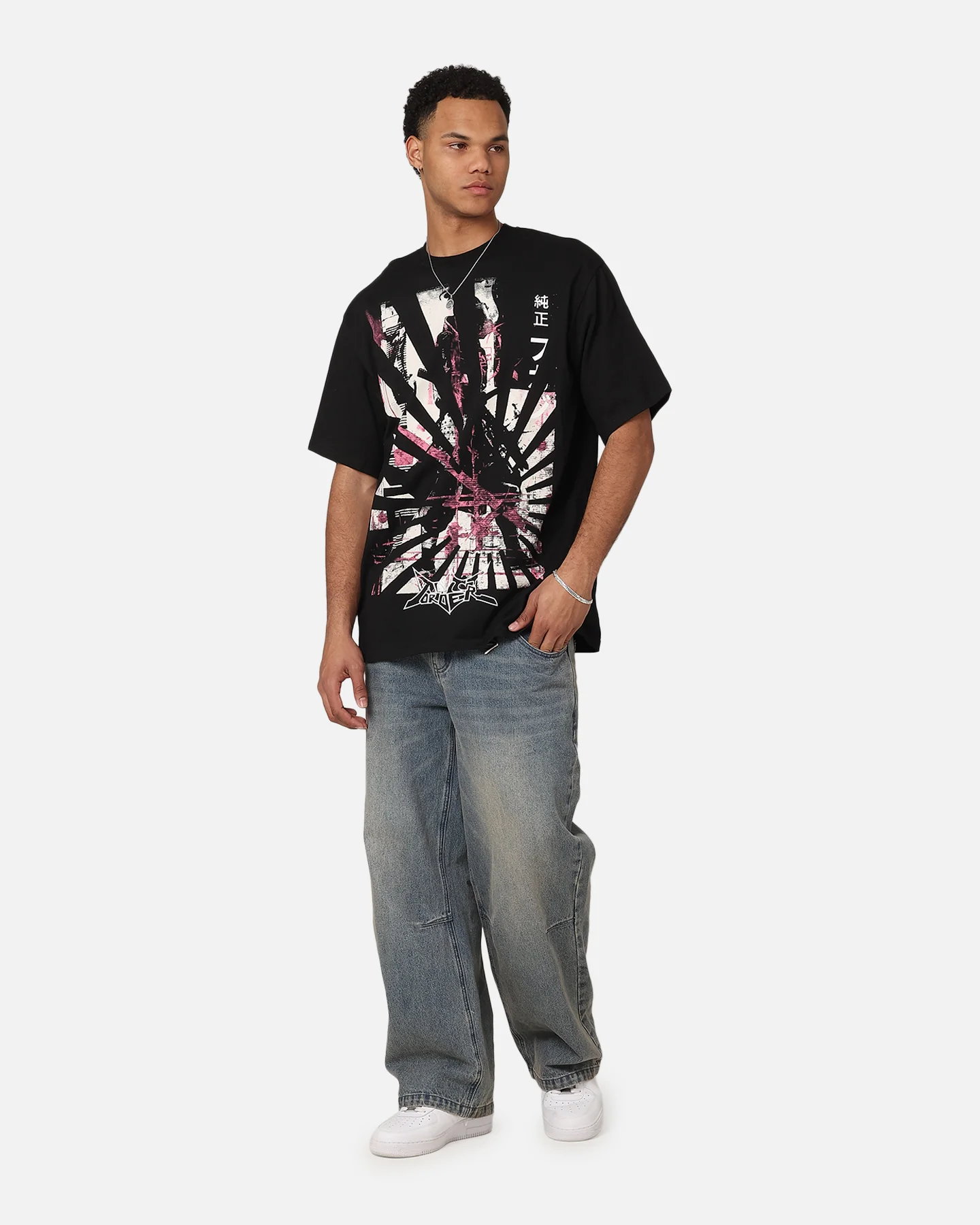 The Anti Order Ninja Warrior T-Shirt Black - Image 2