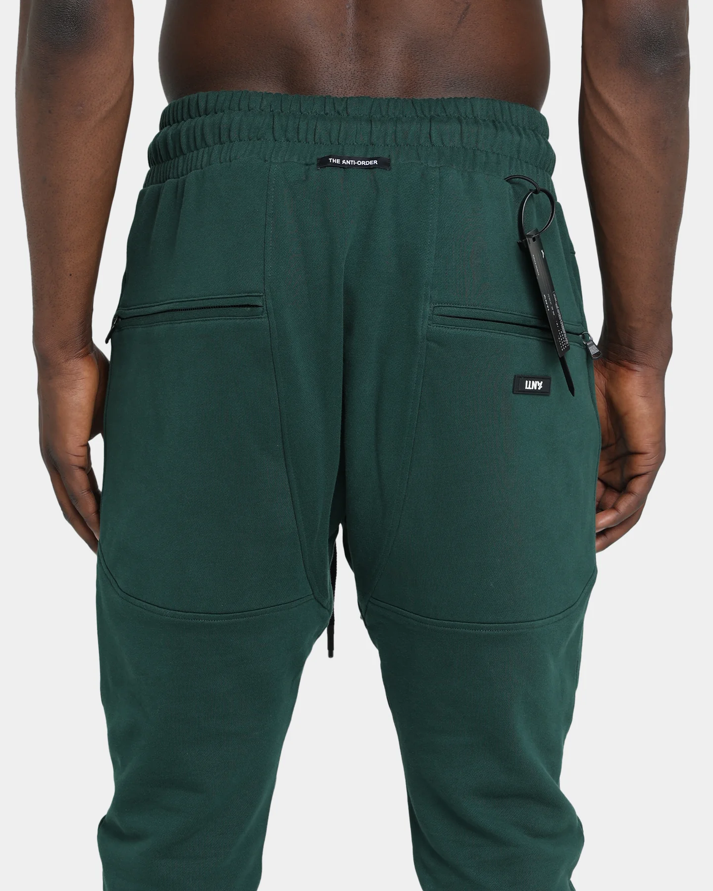 The Anti Order Non Money Sweat Pant Forest Green/White - Image 8