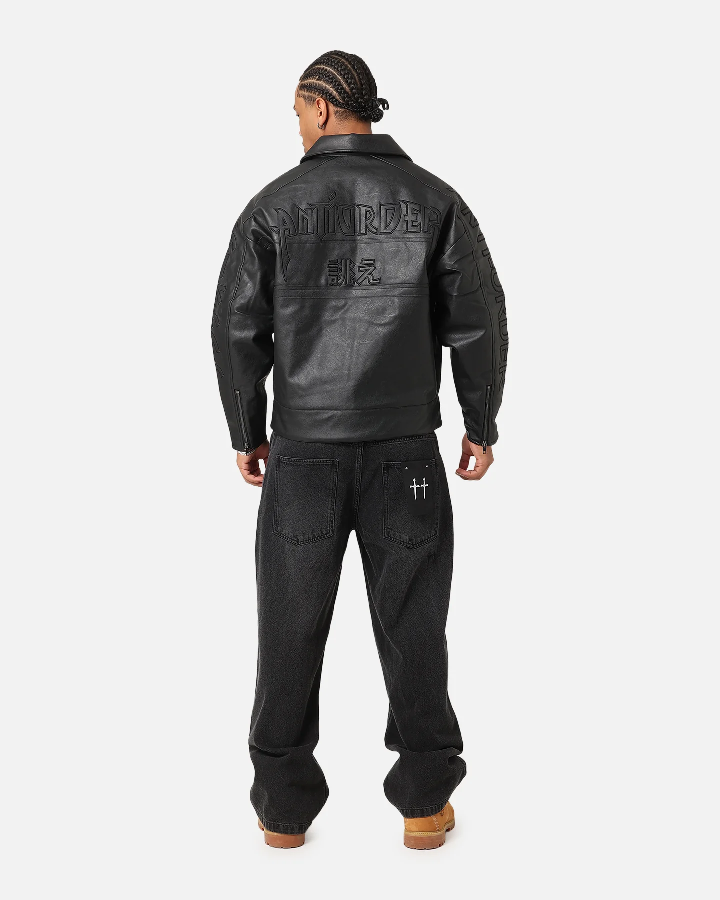 The Anti Order Oversized Motor Jacket Black - Image 3