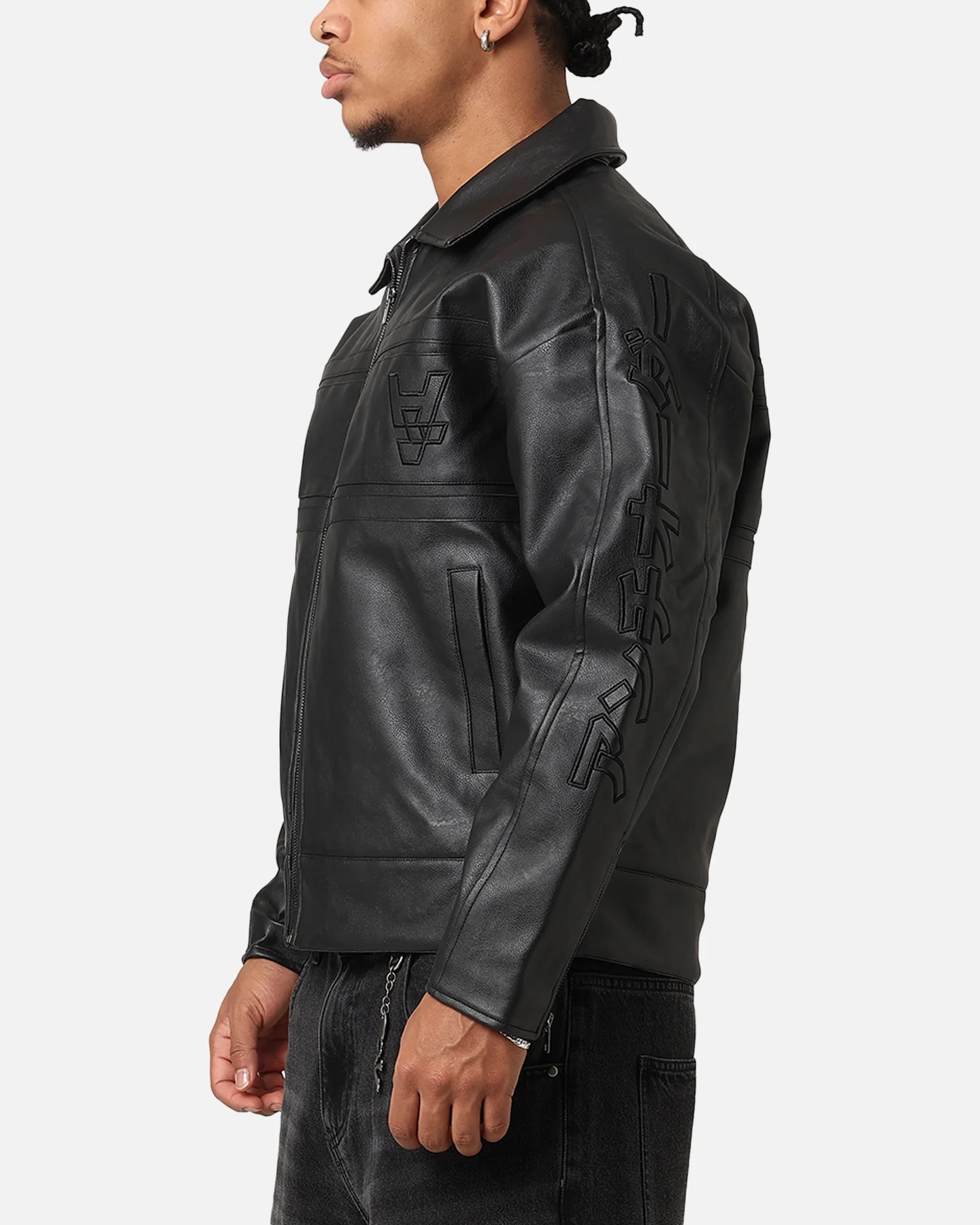 The Anti Order Oversized Motor Jacket Black - Image 6