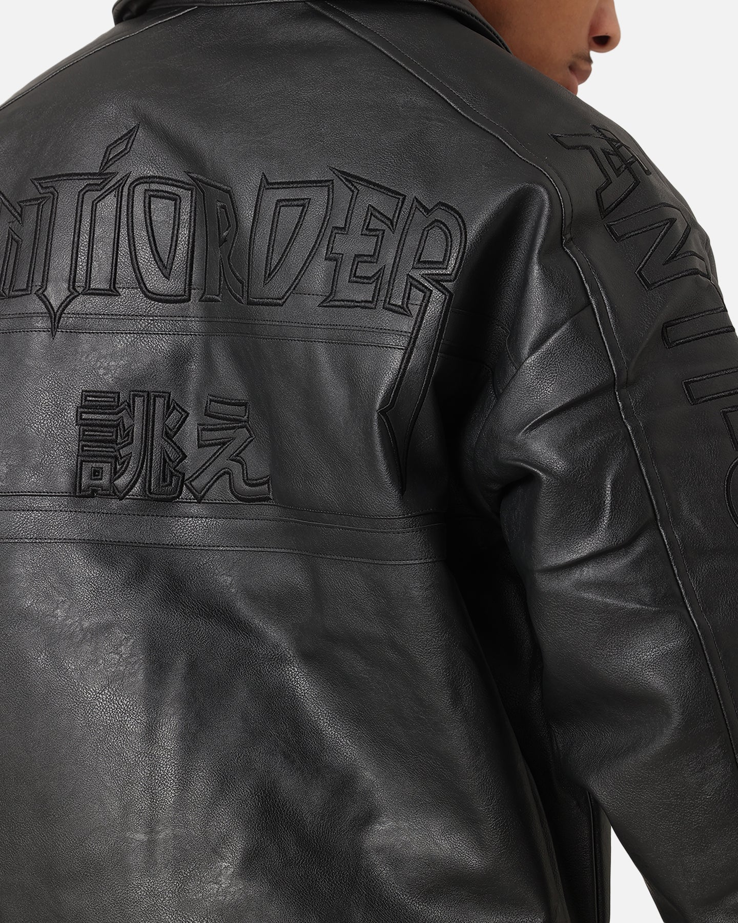 The Anti Order Oversized Motor Jacket Black - Image 7