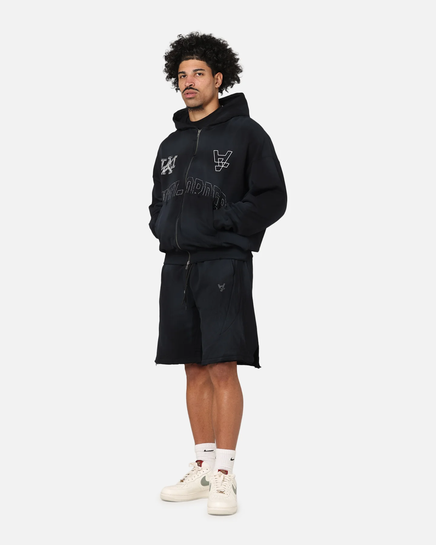The Anti Order Post Season Zip Hoodie Sunfade Black - Image 2