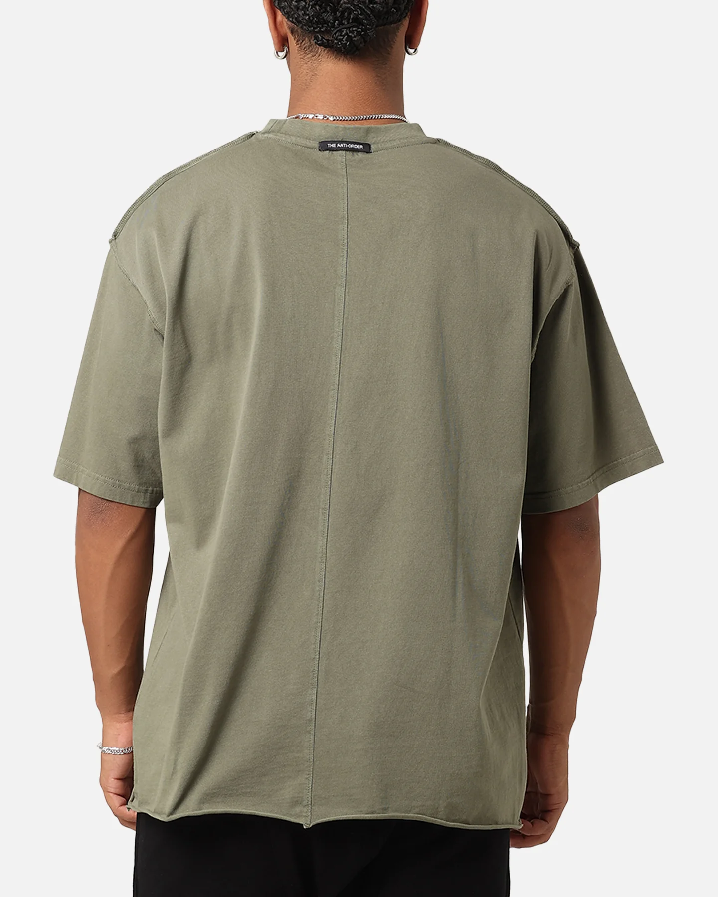 The Anti Order Project Anti Non Seam T-Shirt Vintage Army - Image 3