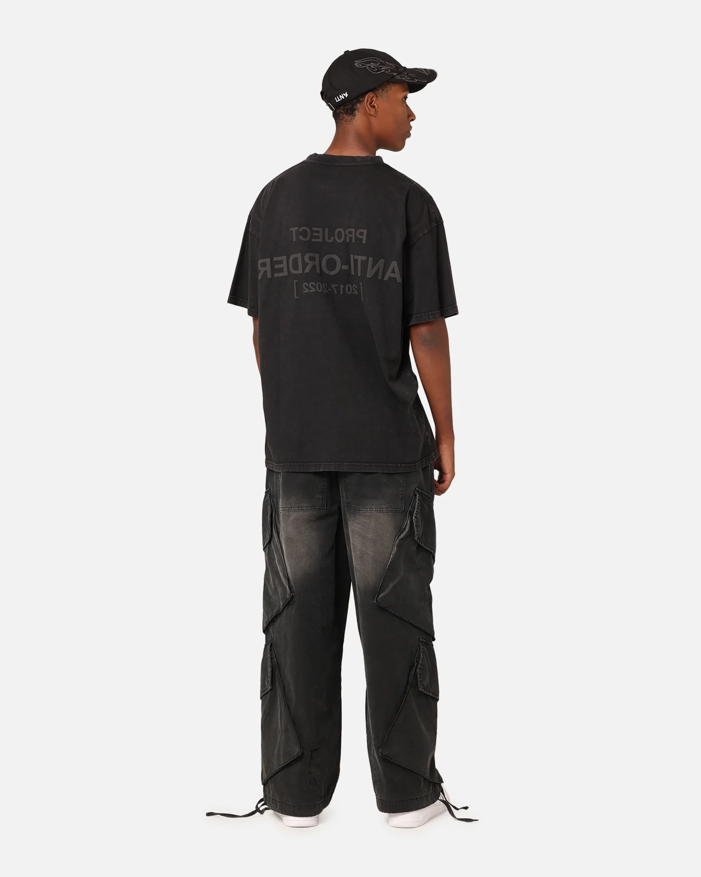 The Anti Order Project Anti T-Shirt Black Acid Wash - Image 3