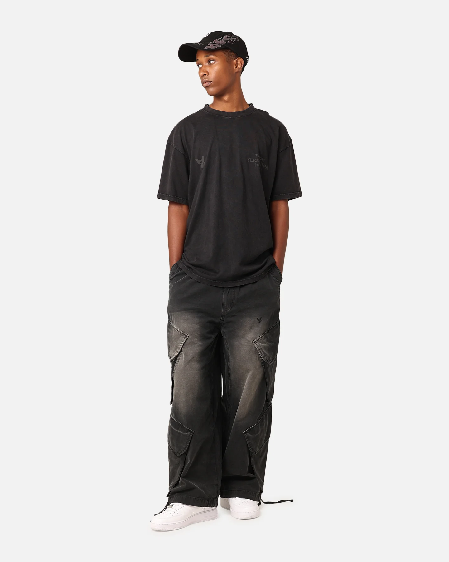 The Anti Order Project Anti T-Shirt Black Acid Wash - Image 4