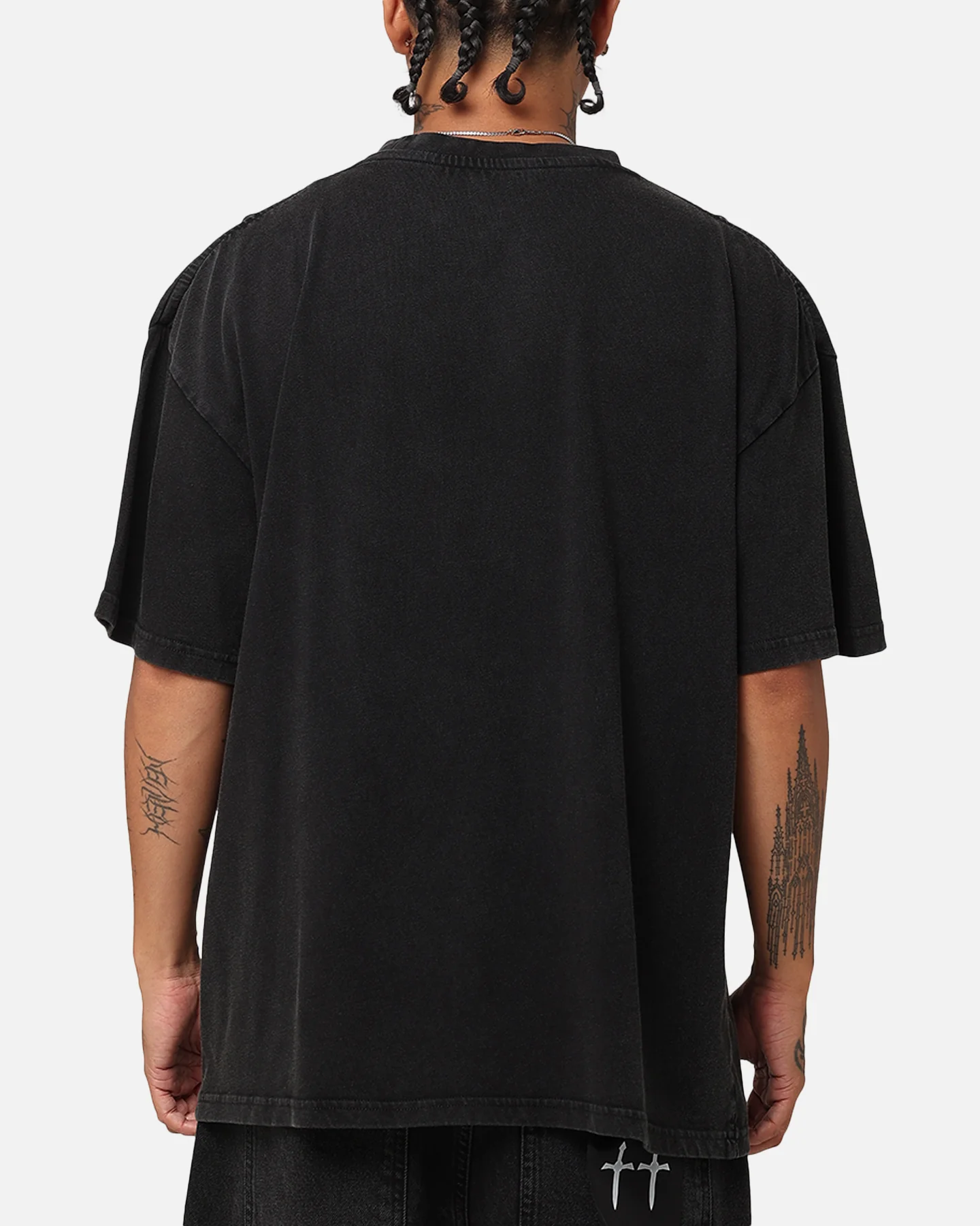 The Anti Order Scorch T-Shirt Black Acidwash - Image 3