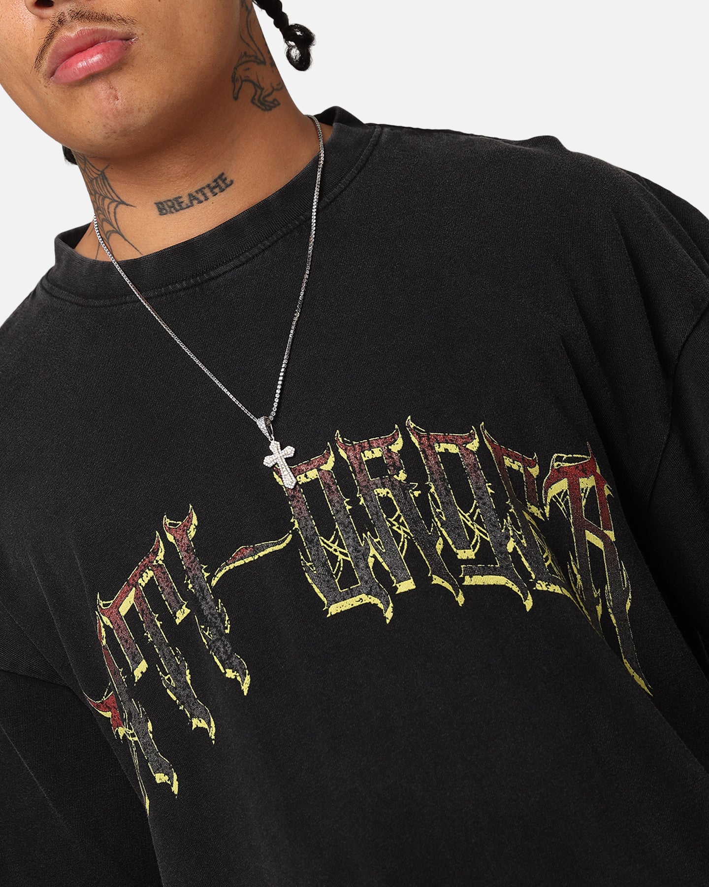 The Anti Order Scorch T-Shirt Black Acidwash - Image 6