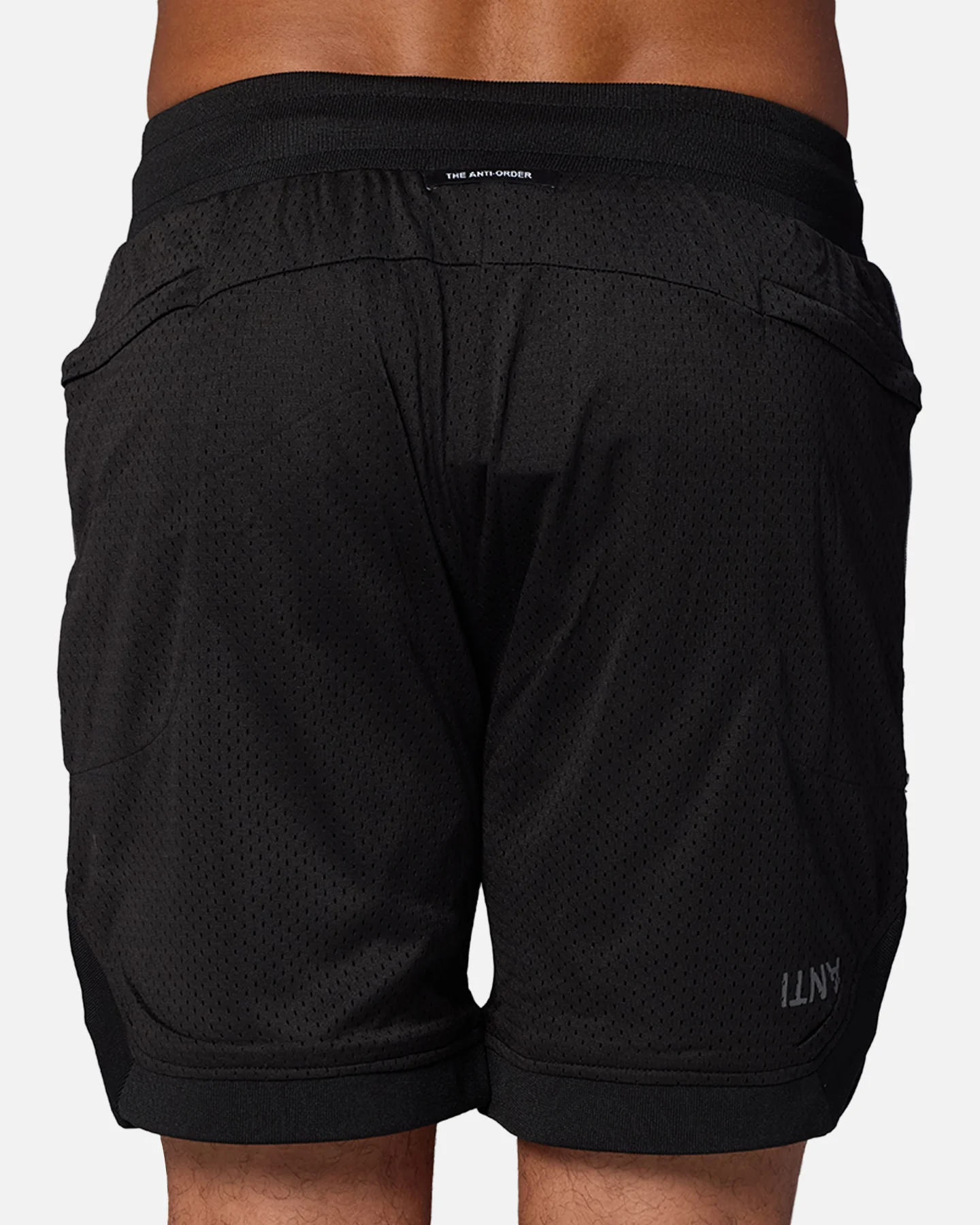 The Anti Order Sparta Mesh Basketball Shorts Black/Grey - Image 8