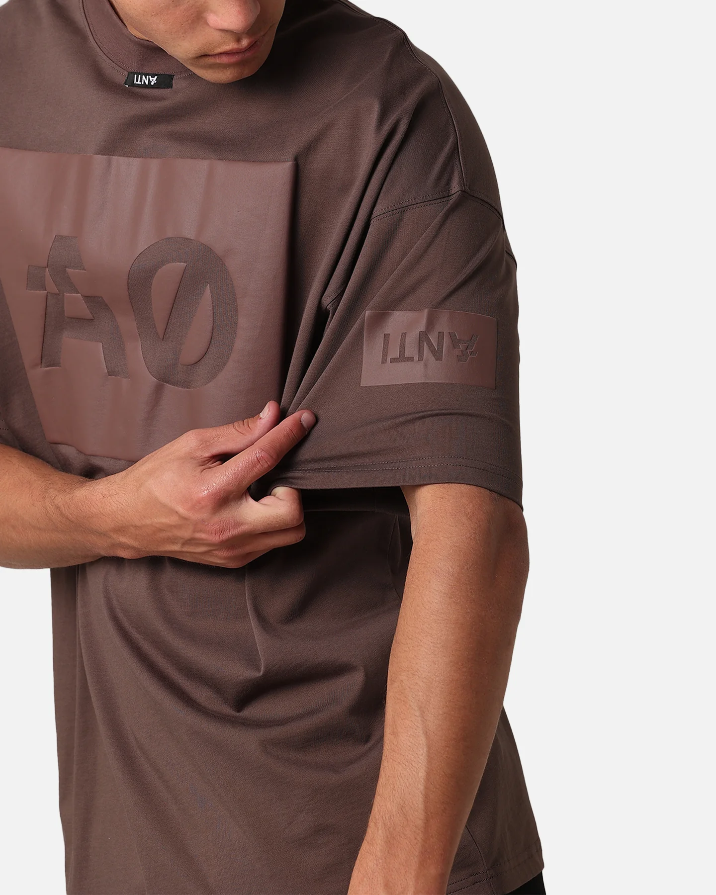 The Anti Order Tao Box Logo T-Shirt Brown - Image 6
