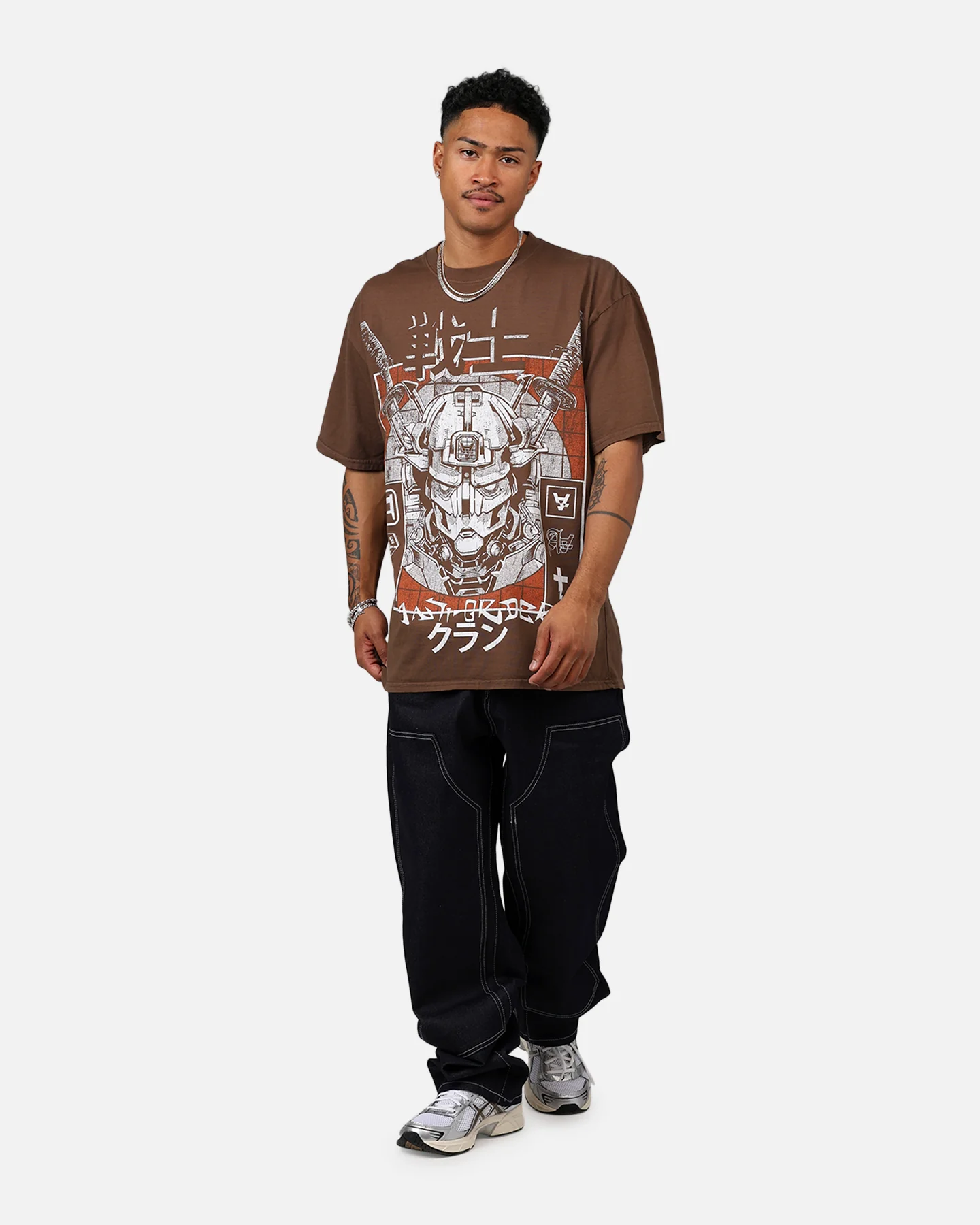 The Anti Order Warrior Clan T-Shirt Washed Brown - Image 3