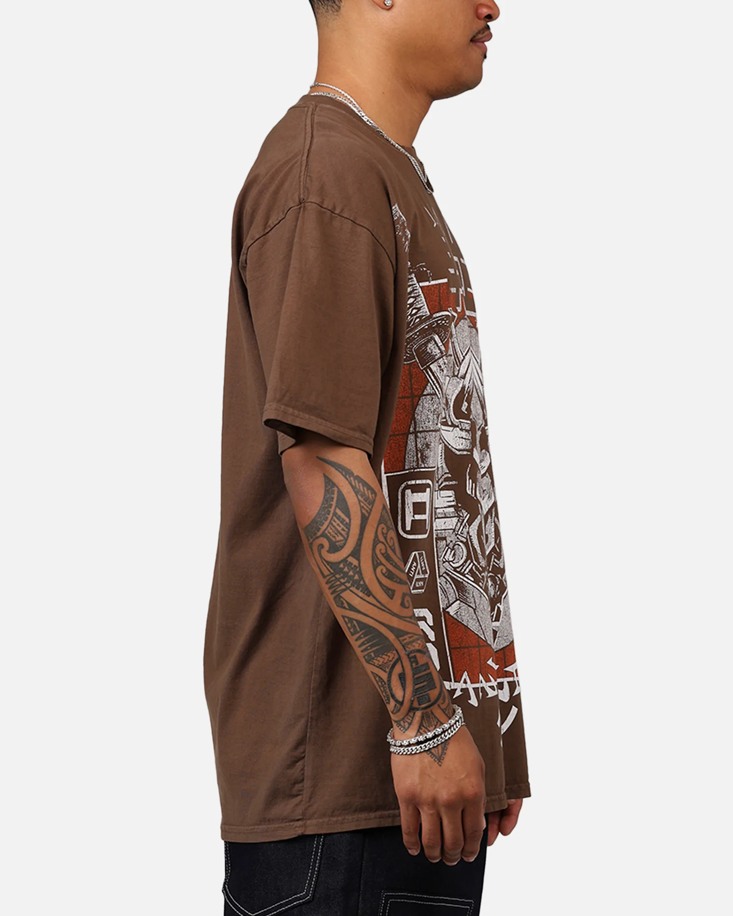 The Anti Order Warrior Clan T-Shirt Washed Brown - Image 4