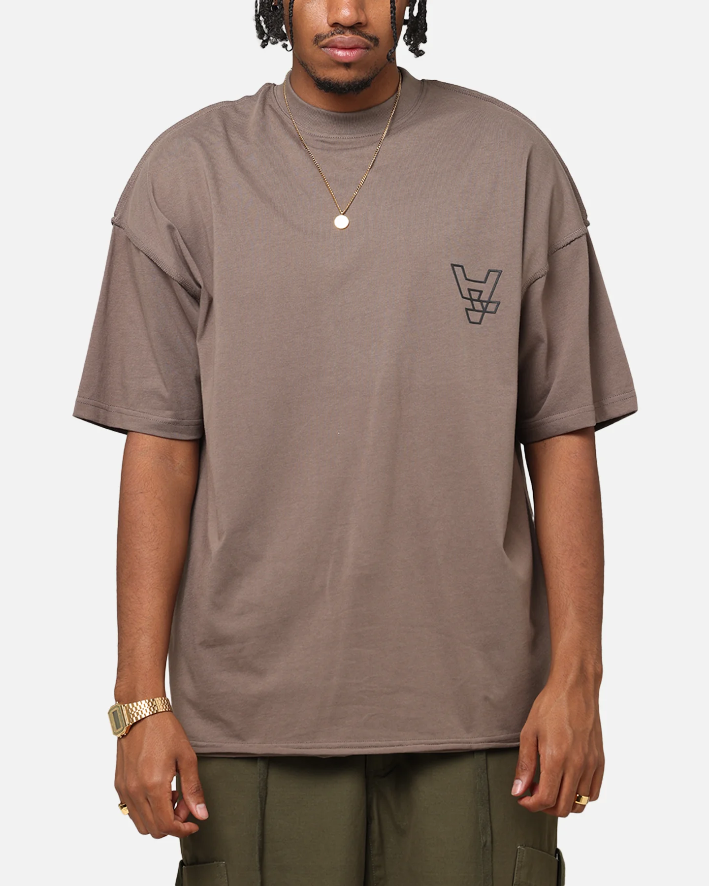 The Anti Order XY Aesthetic Non Seam T-Shirt Vintage Brown - Image 2