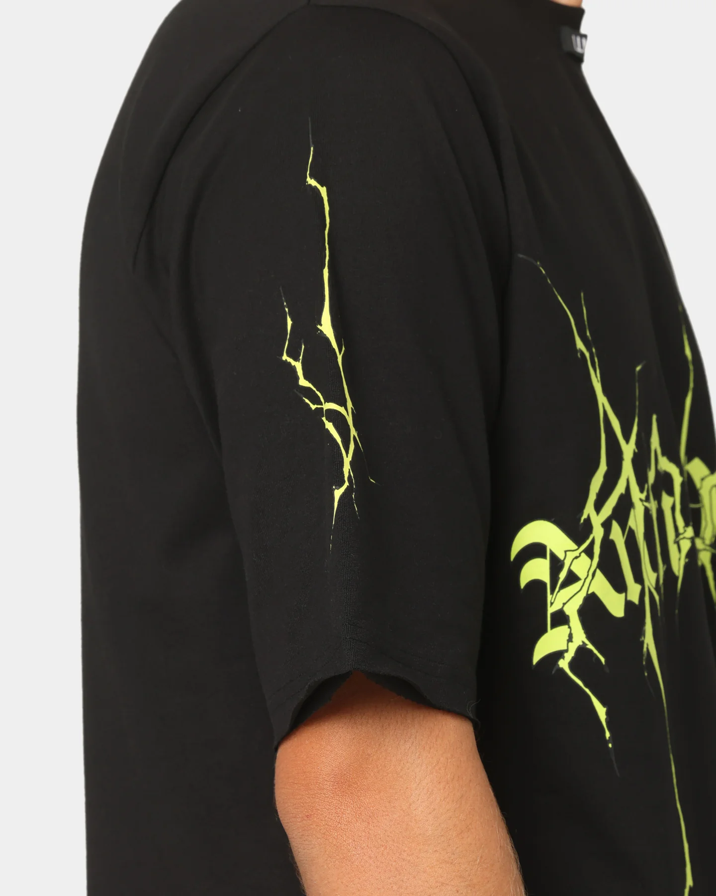 The Anti Order Youthquake T-Shirt Black/Green - Image 7