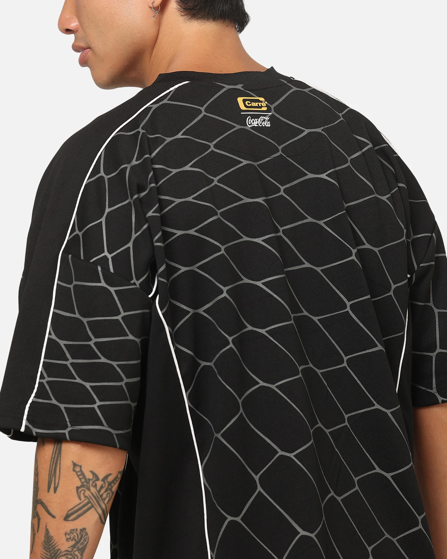 Carre Carré X Coca Cola The Grid Mesh Jersey Black - Image 7